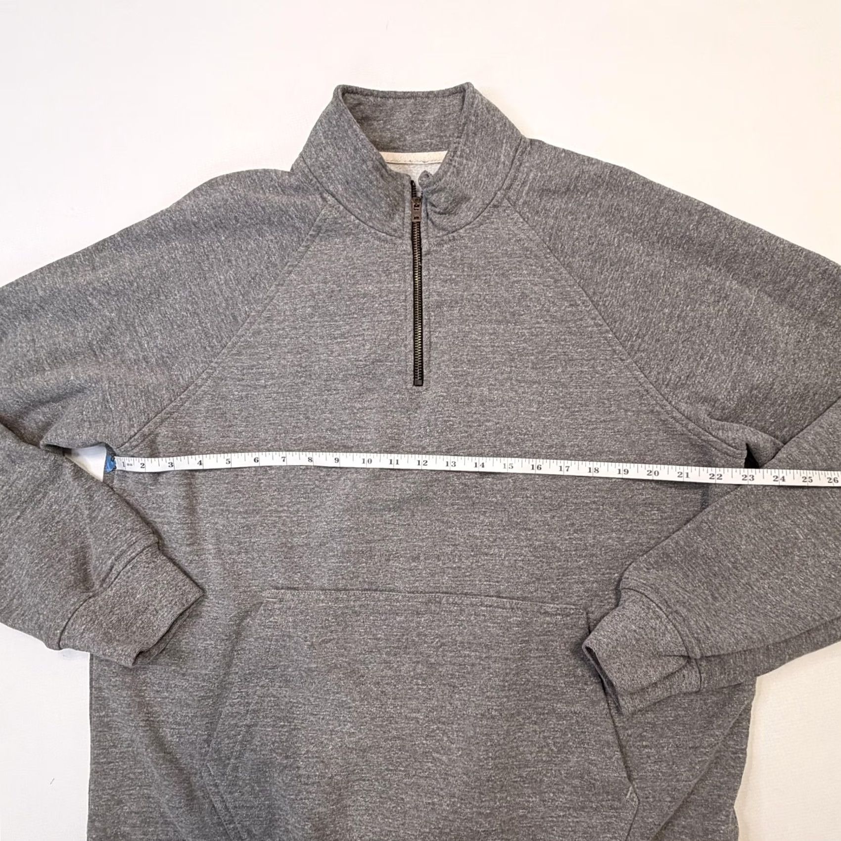 Flint And Tinder Flint and Tinder Sweatshirt Mens Large Gray 1/4 Zip Kangaroo Pocket USA Size US L / EU 52-54 / 3 - 5 Thumbnail