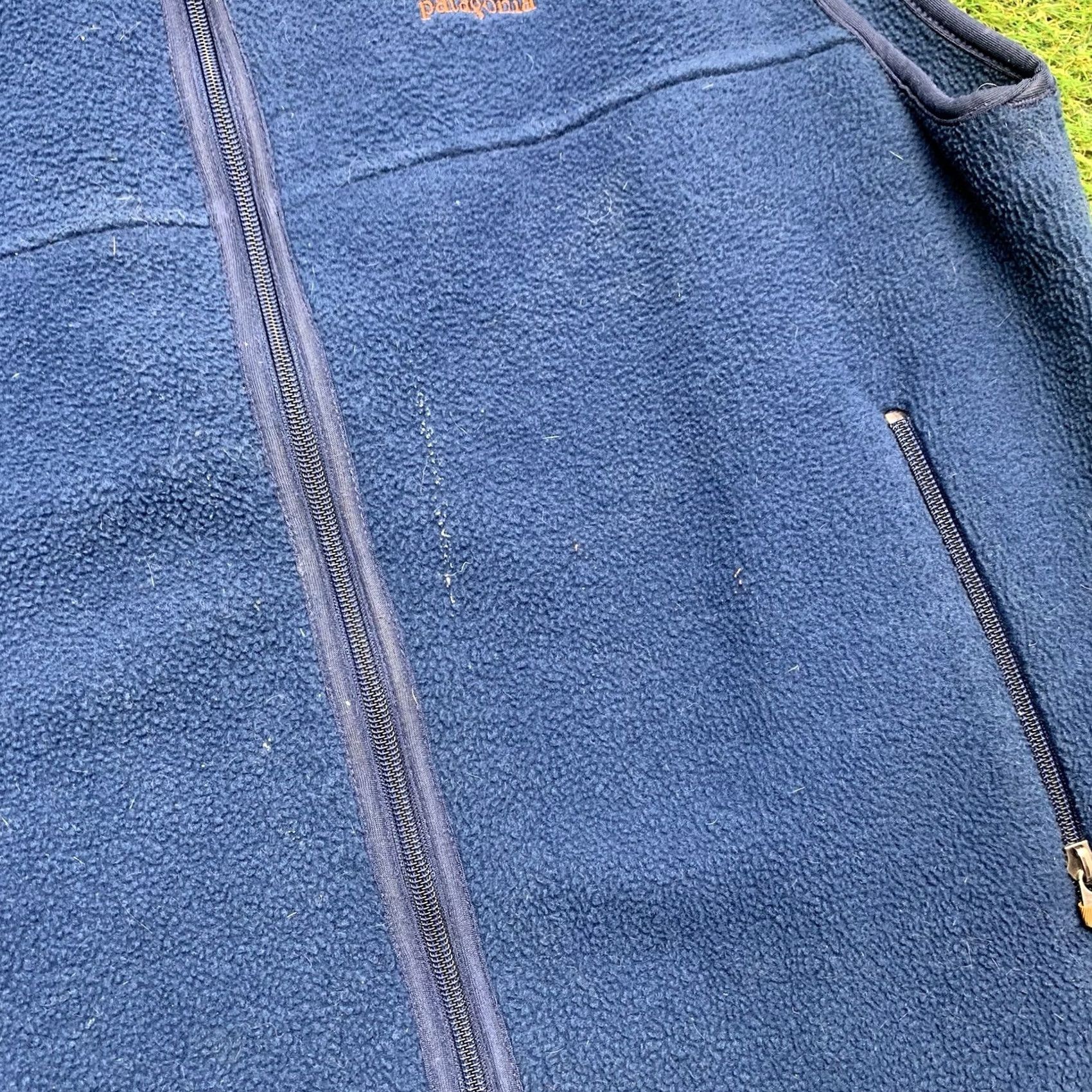 Patagonia Patagonia Synchilla Vest Mens L Full Zip Fleece Pockets Blue Outdoor Layer Windbreaker Mid-Length Jacket/Coat? Size US L / EU 52-54 / 3 - 6 Thumbnail