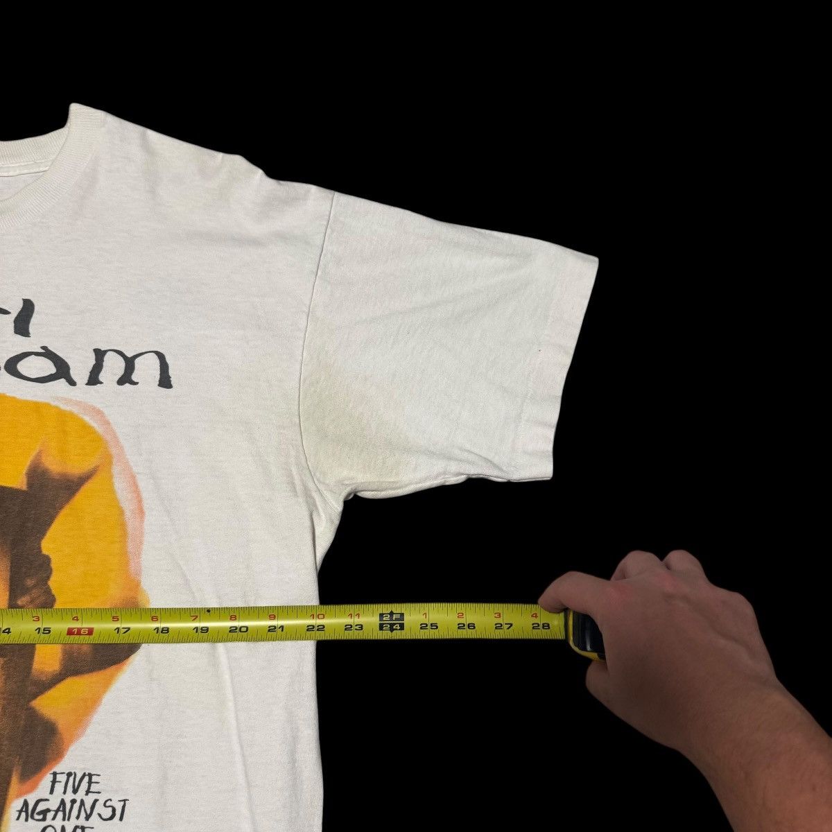 Vintage 1994 Pearl Jam Five Against One Tour Shirt Men's XL FLAWS Size US XL / EU 56 / 4 - 11 Thumbnail