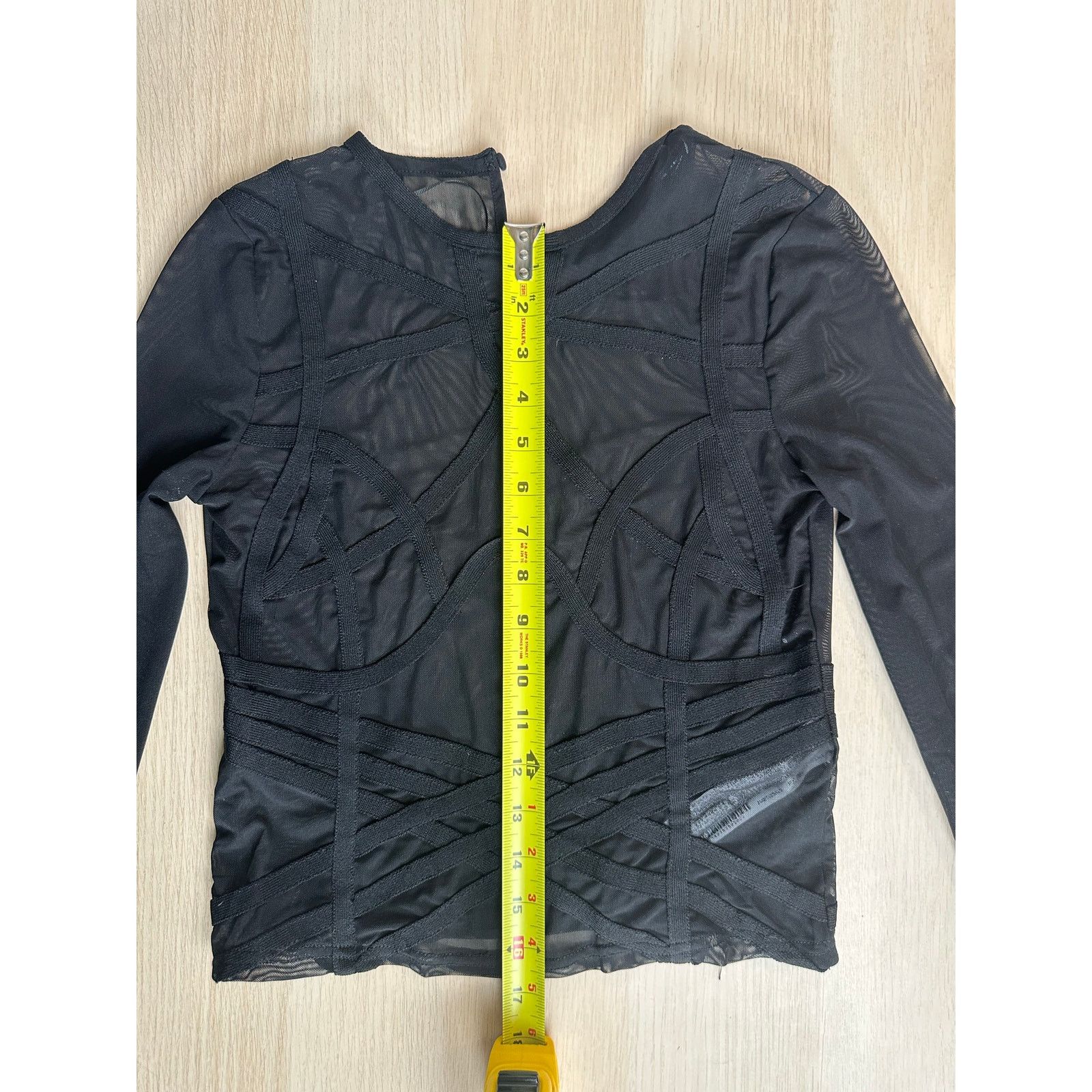Zara Zara Black Sheer Top - Size S - New Size S / US 4 / IT 40 - 4 Thumbnail