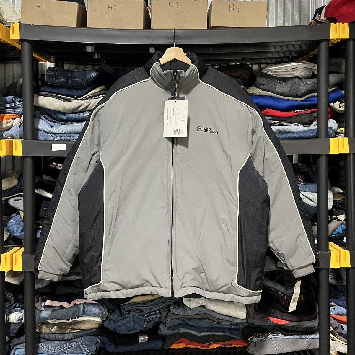 Ecko Unltd. VINTAGE Y2K ECKO FUNCTION HIP-HOP REVERSIBLE PUFFER JACKET Size US XL / EU 56 / 4 - 2 Thumbnail