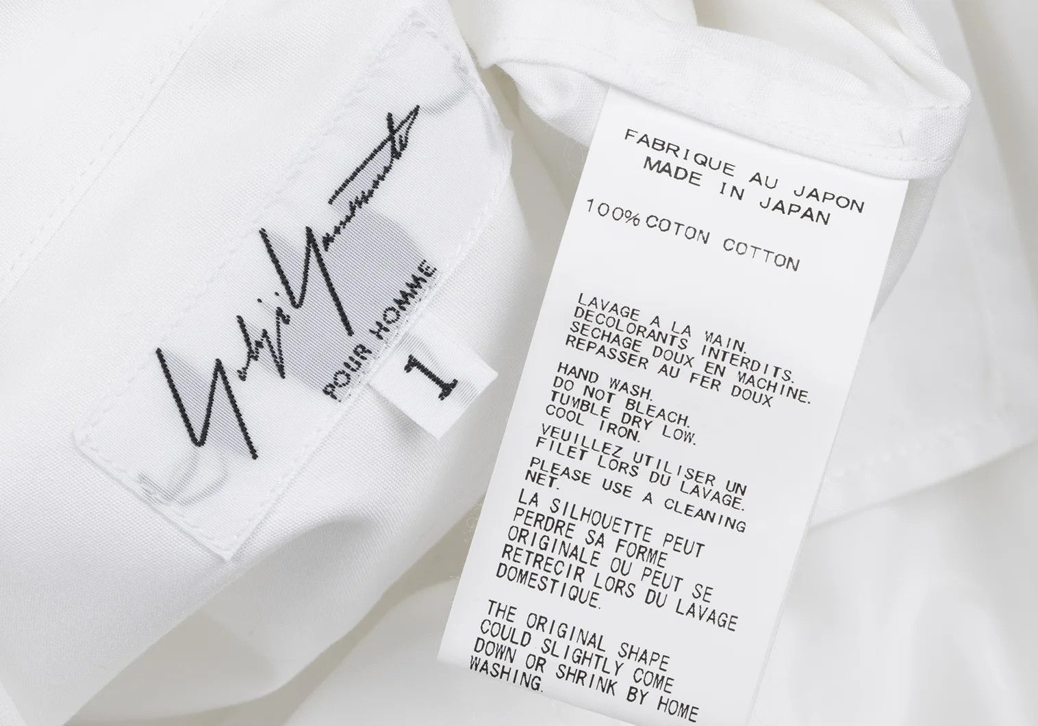 Yohji Yamamoto Yohji Yamamoto Layered Cotton Long Sleeve Shirt Size US S / EU 44-46 / 1 - 16 Thumbnail