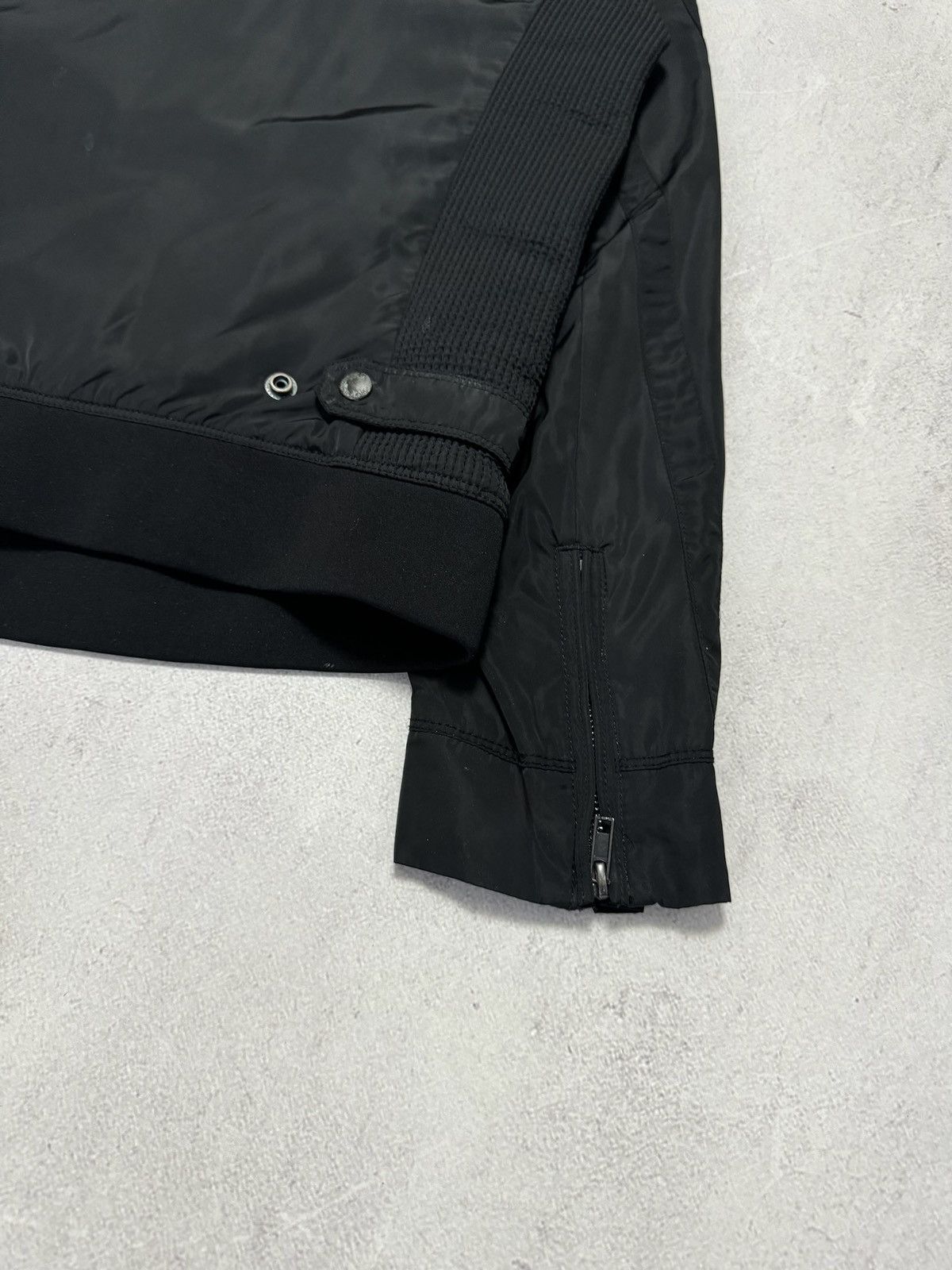 Diesel × Japanese Brand Vintage Diesel Jacket Windbreaker Black Avant-Garde Y2K 90s Size US L / EU 52-54 / 3 - 8 Thumbnail