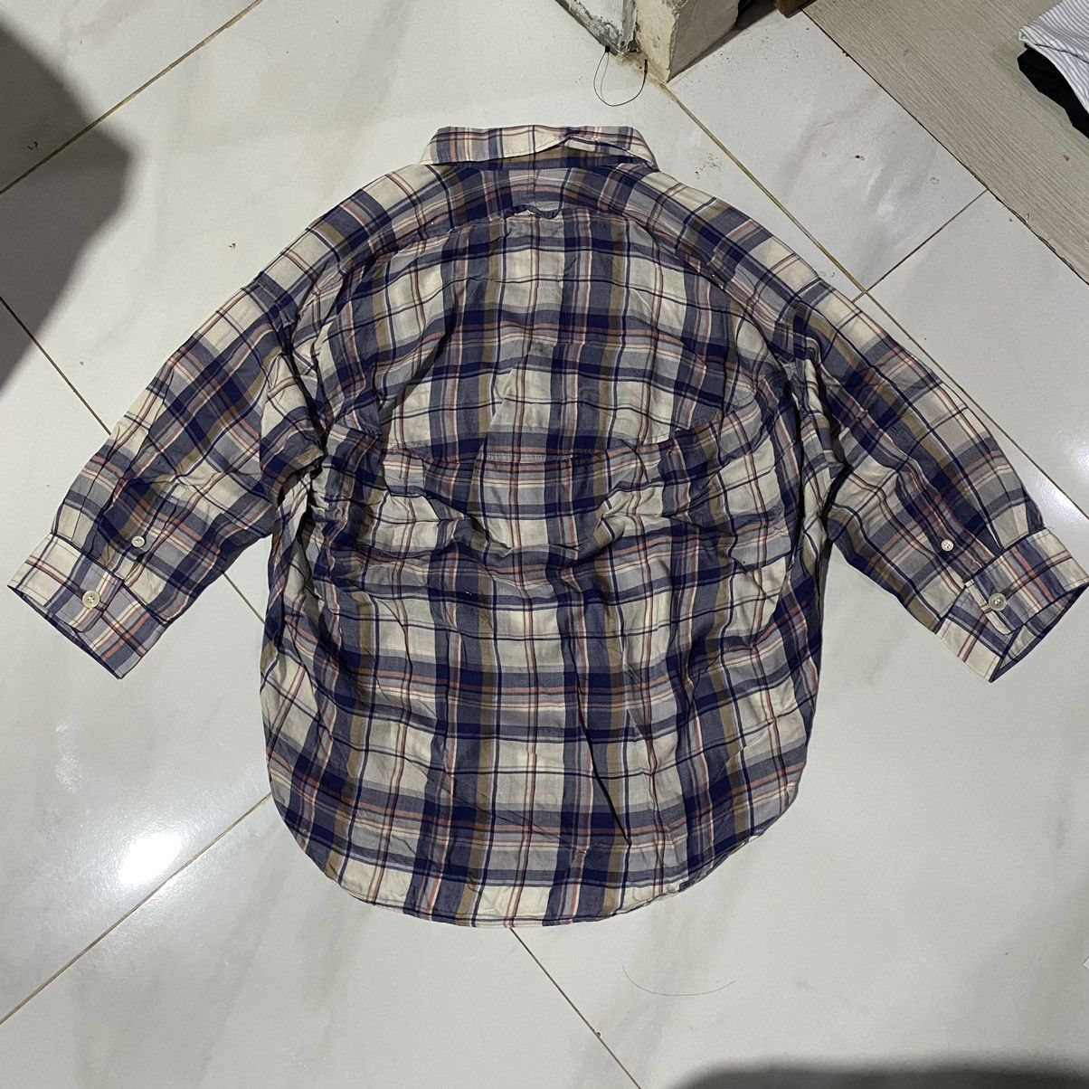 CABANE de ZUCCa × Issey Miyake × Zucca Zucca Plaid Unique Shirt Size US M / EU 48-50 / 2 - 2 Thumbnail
