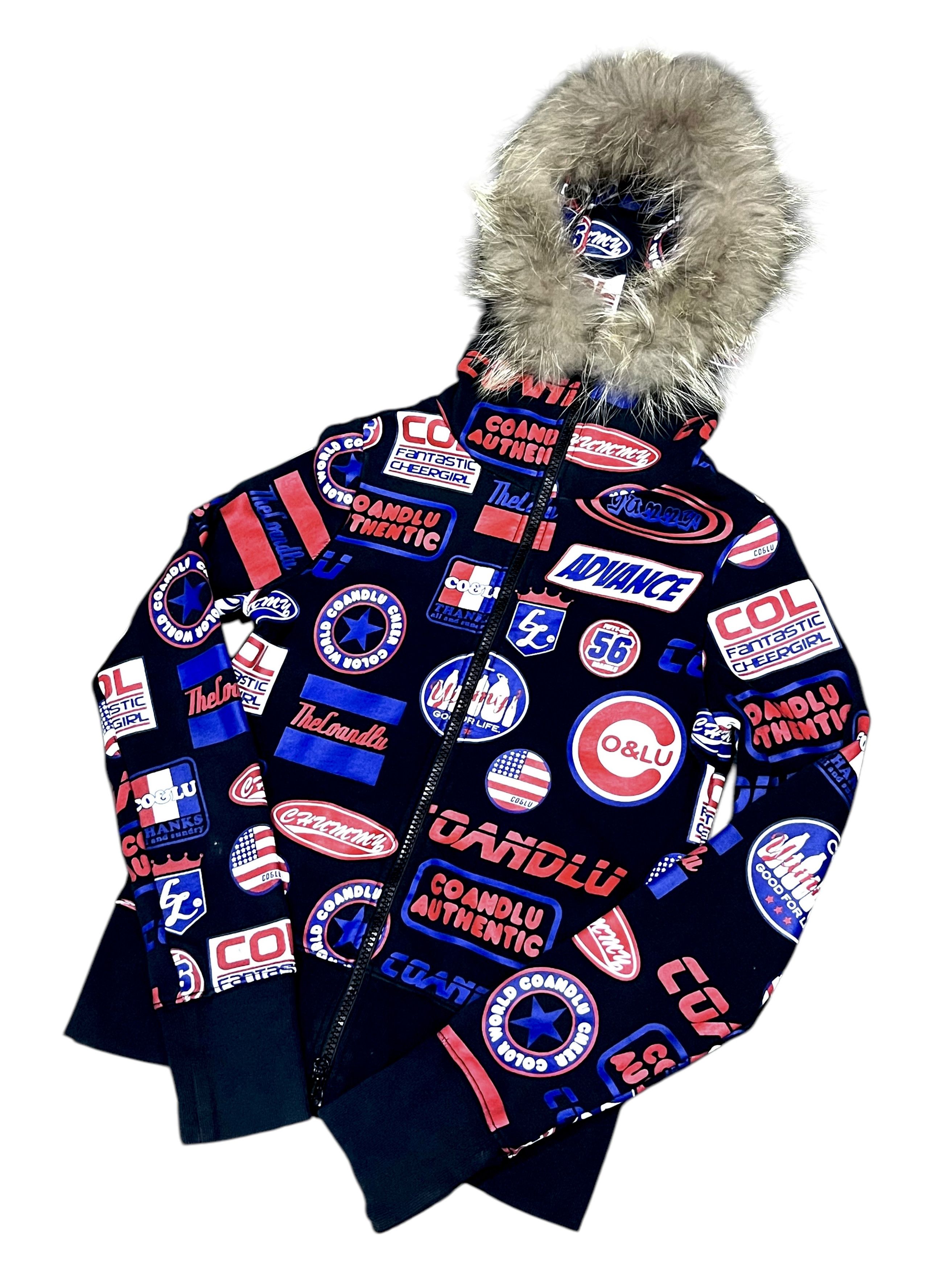 Other DOPE Est. 90’s FANTASTIC CHEERGIRL All Over Print Fur Hoodie Size XS / US 0-2 / IT 36-38 - 6 Thumbnail