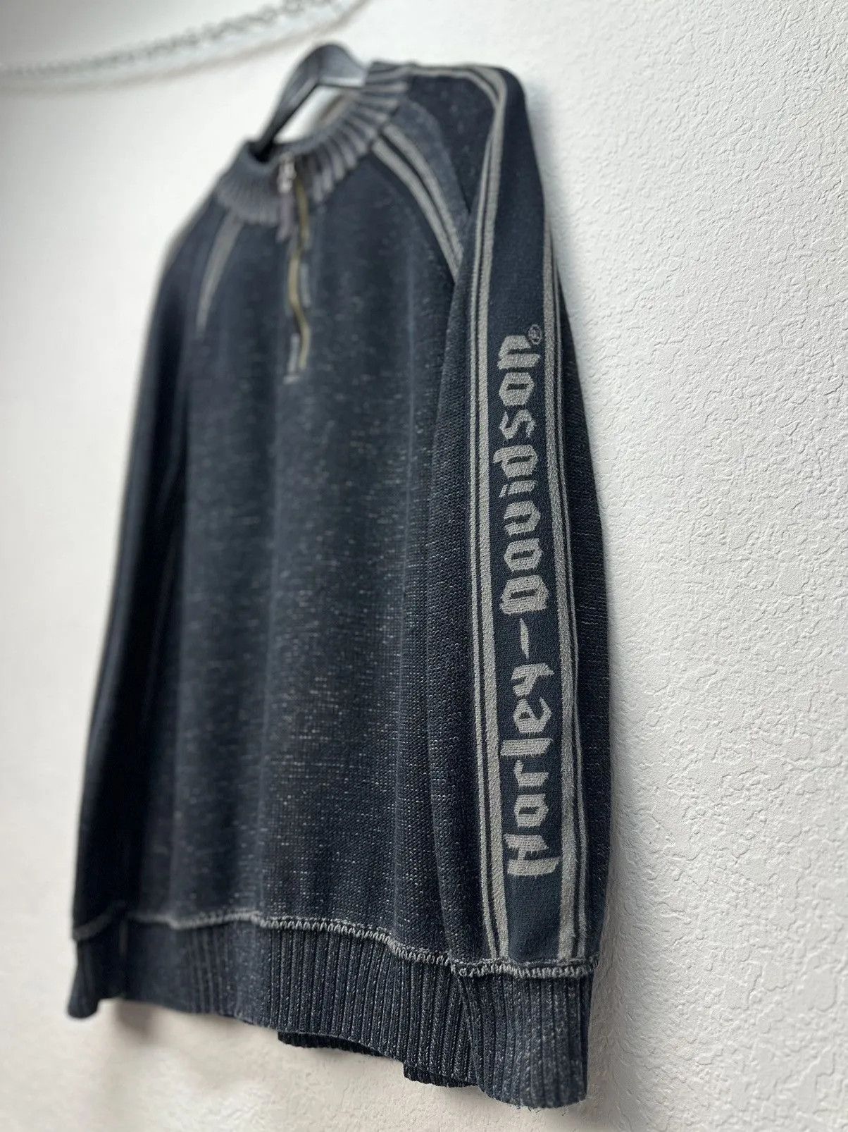 Harley Davidson 👉 Y2K Avantgarde Distressed Sweater Harley Davidson Japan Size US L / EU 52-54 / 3 - 5 Thumbnail
