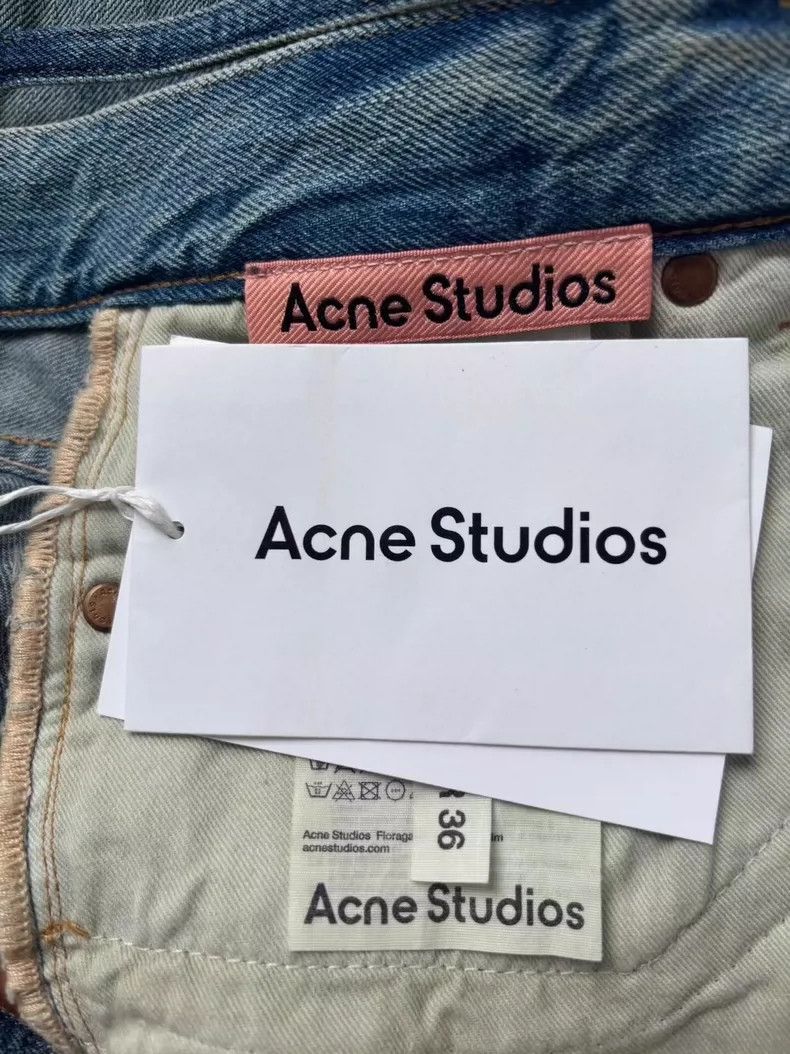 Acne Studios Acne Studios Blue heavy Industry cleanfit zippered straigh Size US 36 / EU 52 - 4 Thumbnail