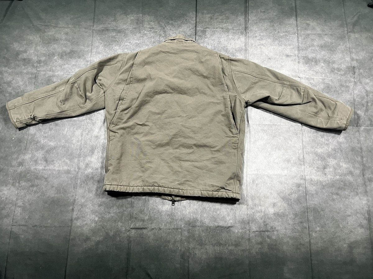 Carhartt Carhartt Duck Canvas Work Jacket Brown Full Zip Sherpa Lined Size US L / EU 52-54 / 3 - 2 Thumbnail