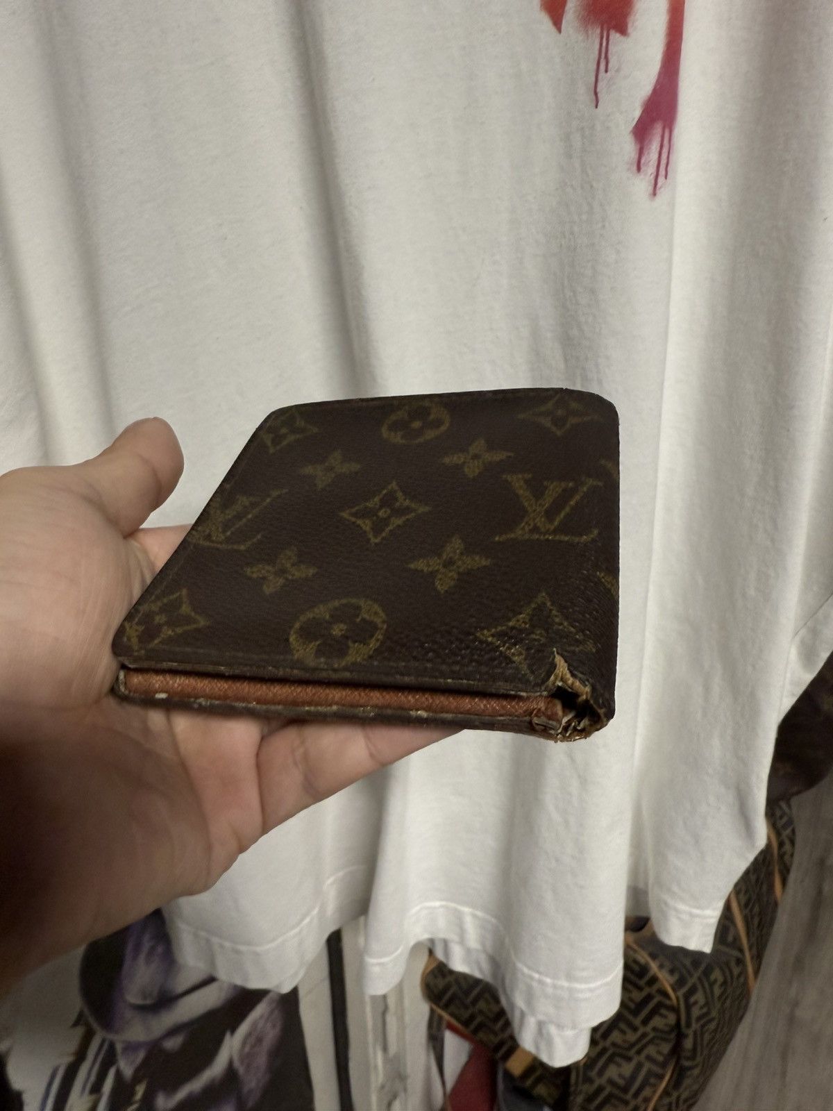 Louis Vuitton Louis Vuitton Monogram Brown Leather Bifold Wallet Preowned Size ONE SIZE - 19 Thumbnail