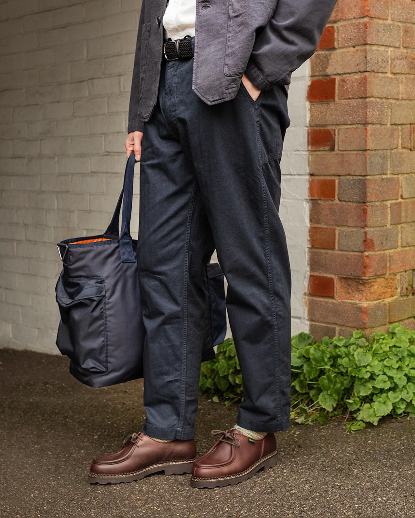 💚 Peggs & Son x Orslow Navy New Yorker Pant Size 4 NEW
