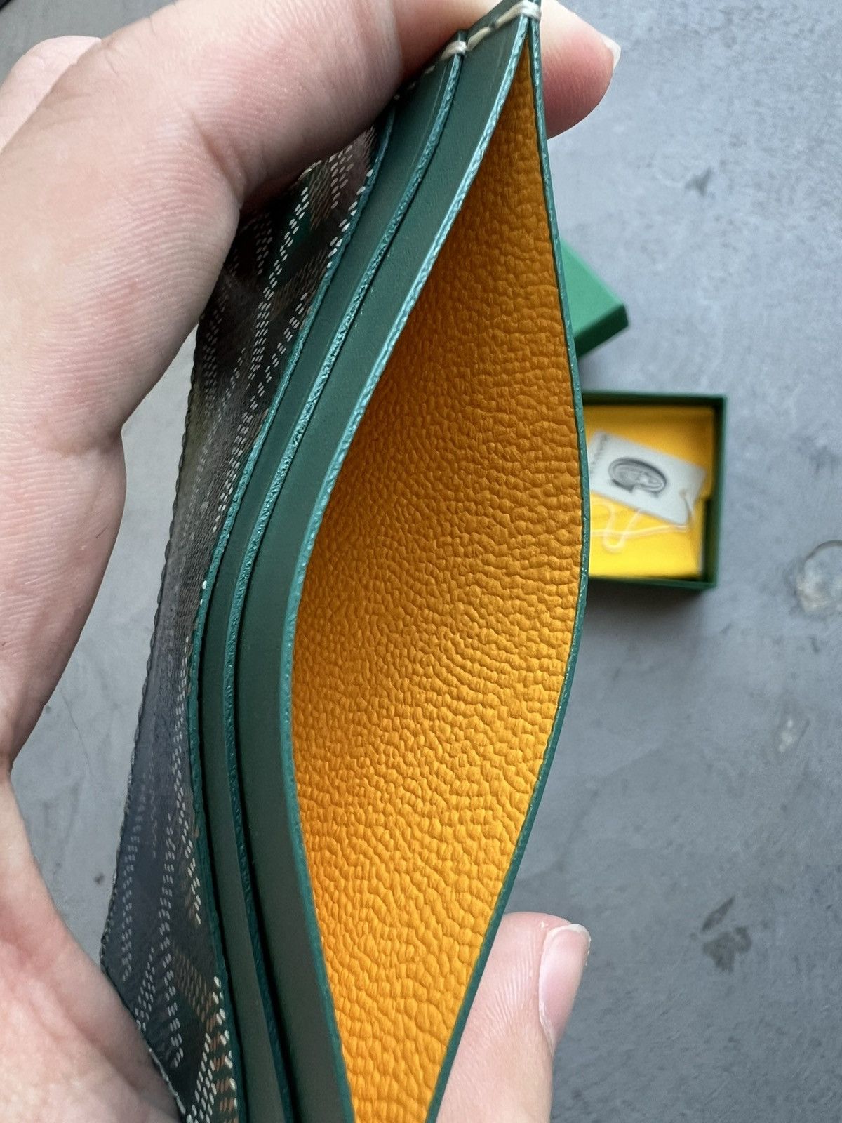 Goyard Goyard Green Card Holder Size ONE SIZE - 5 Thumbnail