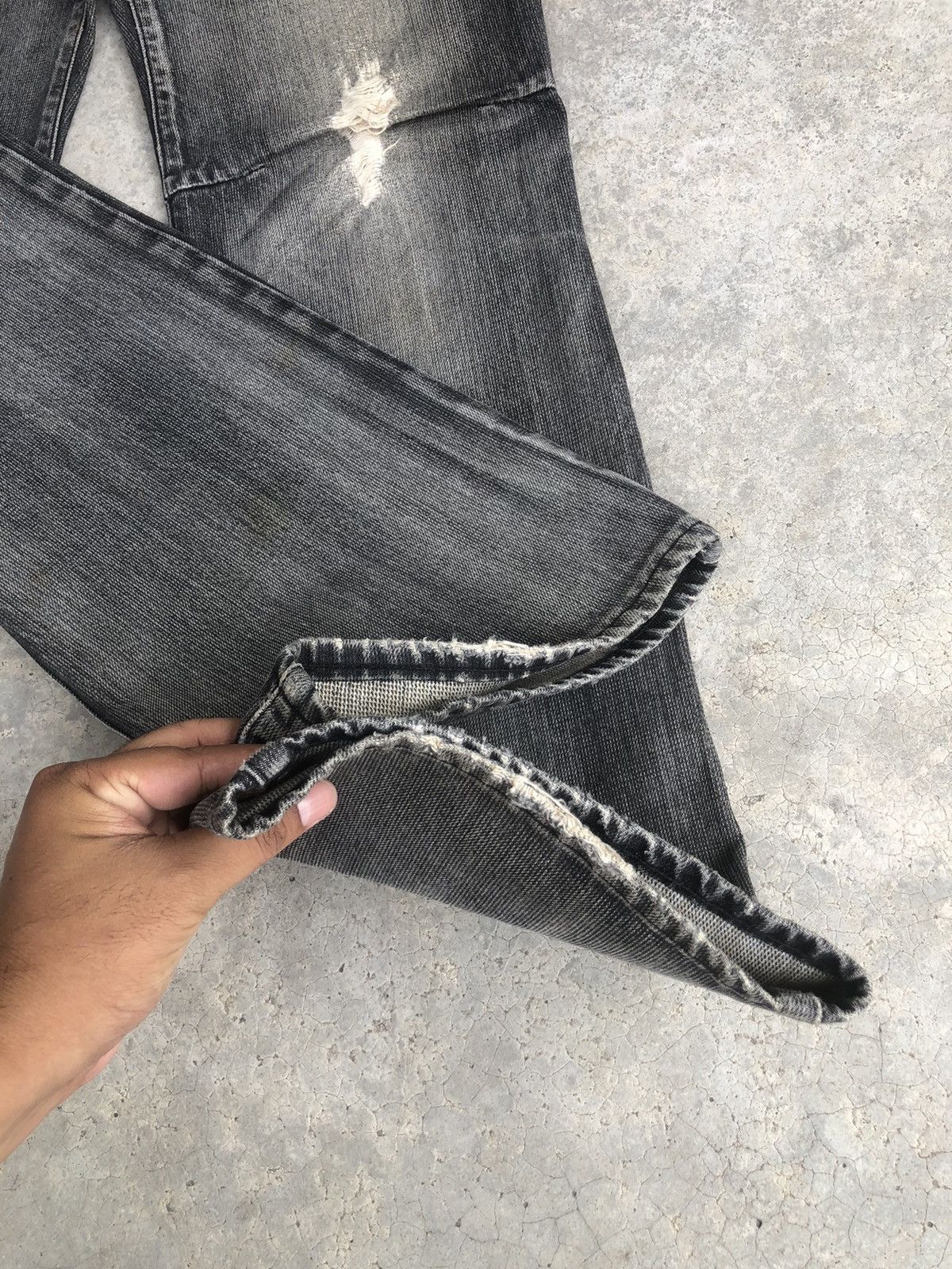 Edwin Japanese Edwin Flared Jeans Distressed Jeans Size US 32 / EU 48 - 15 Thumbnail