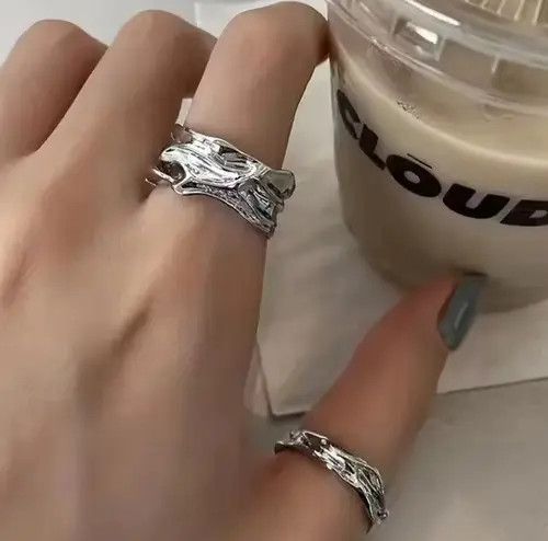 Jewelry Amamiya x Hatsu 2 pieces adjustable Ring Size ONE SIZE - 1 Thumbnail