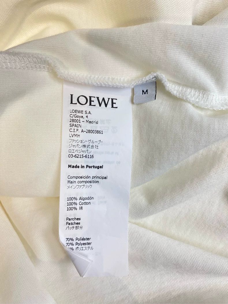 Loewe LOEWE Embroidered hemp rope logo short sleeve Size M / US 6-8 / IT 42-44 - 6 Thumbnail