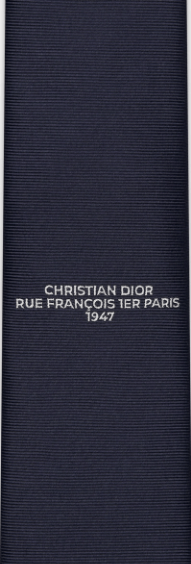 Dior o1w1db11125 41C104 Size : OS / Tie in Navy Blue/White Size ONE SIZE - 3 Thumbnail