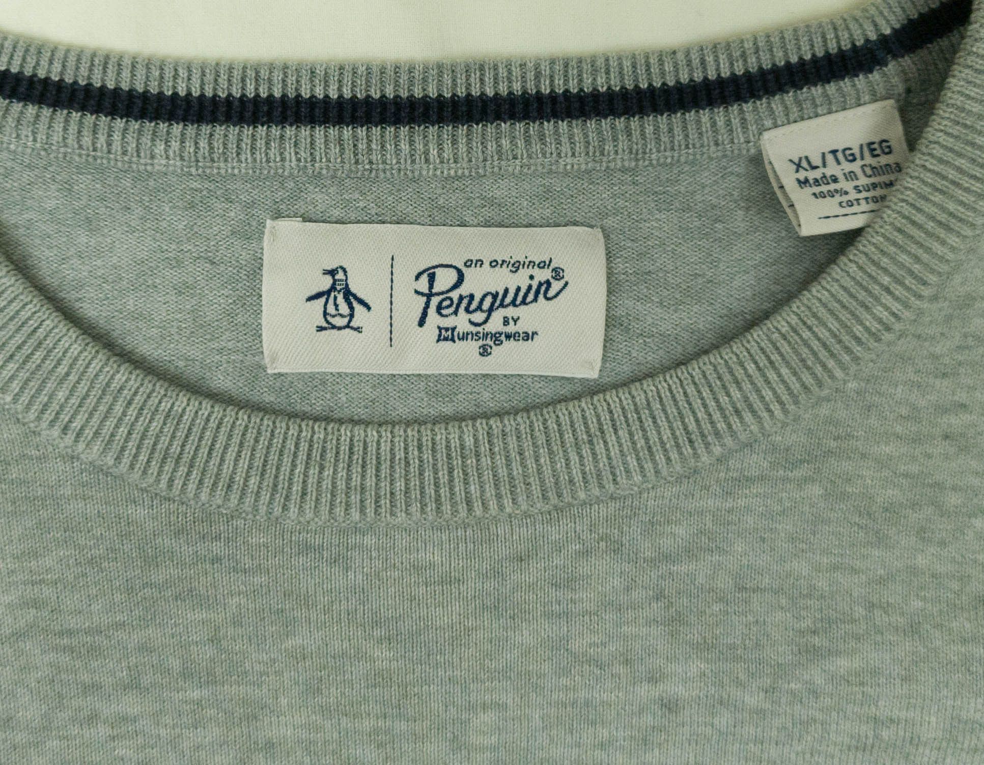Original Penguin Penguin mens jumper cotton size XL gc Size US XL / EU 56 / 4 - 5 Thumbnail