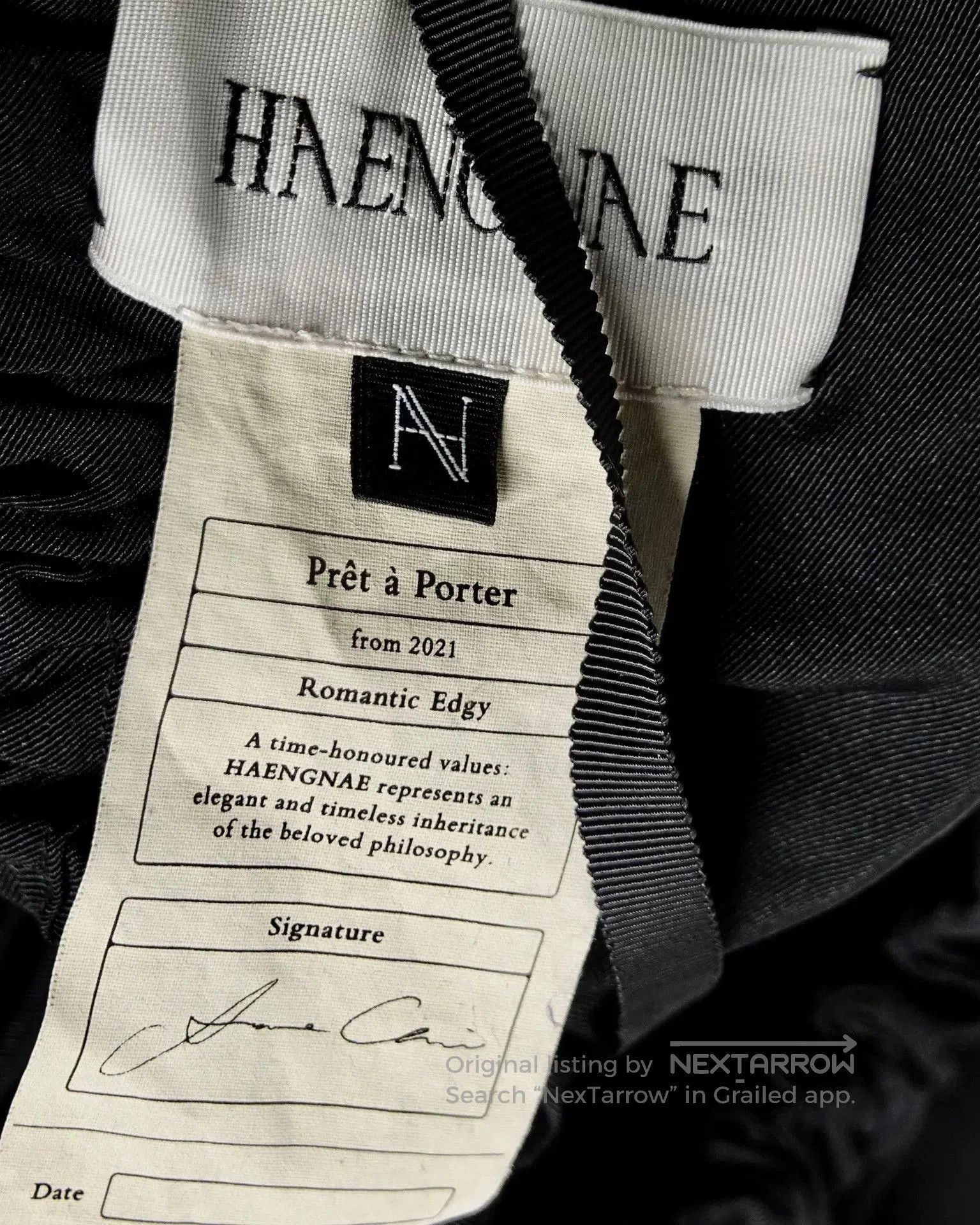 Japanese Brand Black Puff Sleeve Top by HAENGNAE. Size M / US 6-8 / IT 42-44 - 9 Thumbnail
