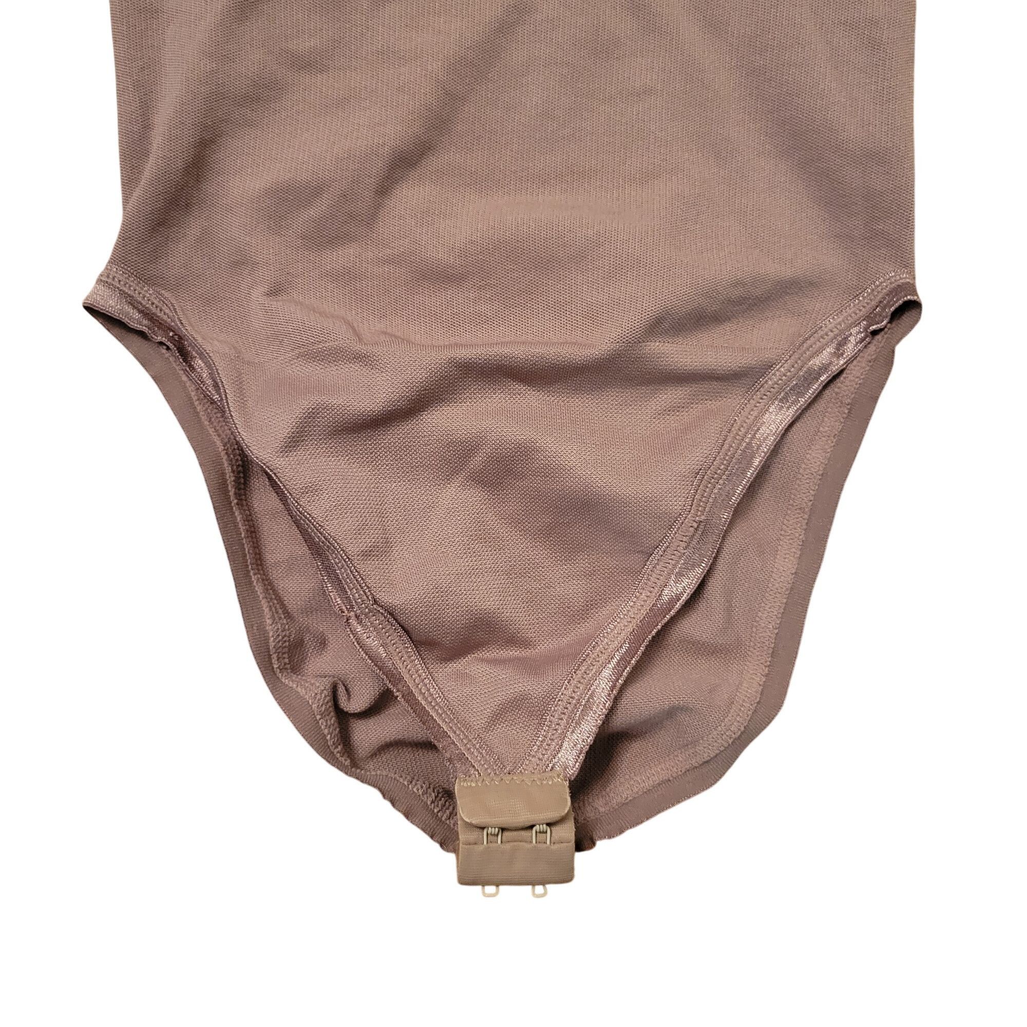 Other Tissini Colombia Bodysuit Shapewear L Brown V Neck Stretch S Size ONE SIZE - 3 Thumbnail
