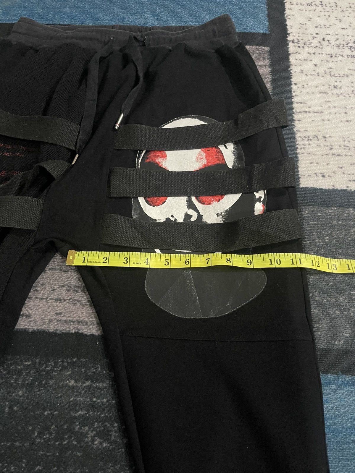 Seditionaries Smoking Time Bondage Skull Jogger Pants Size US 29 - 16 Thumbnail