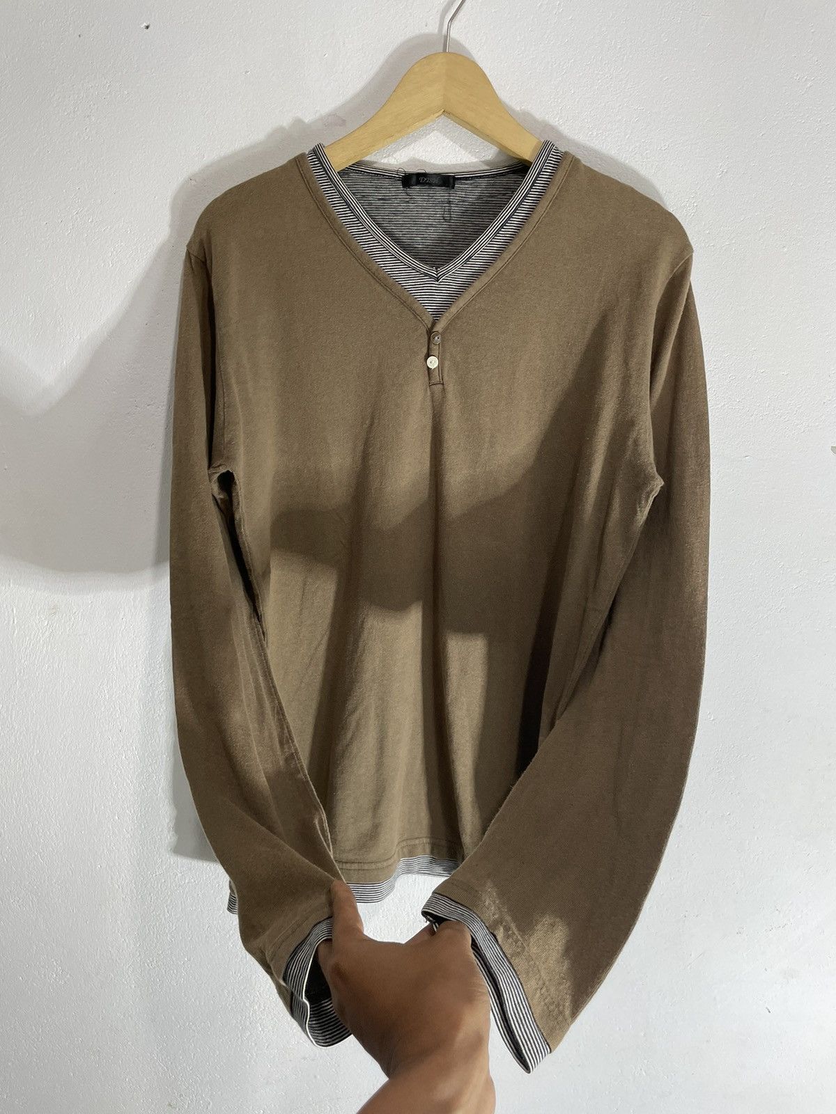 If Six Was Nine Japanese goth Double Layer Faded Longsleeve Size US M / EU 48-50 / 2 - 3 Thumbnail