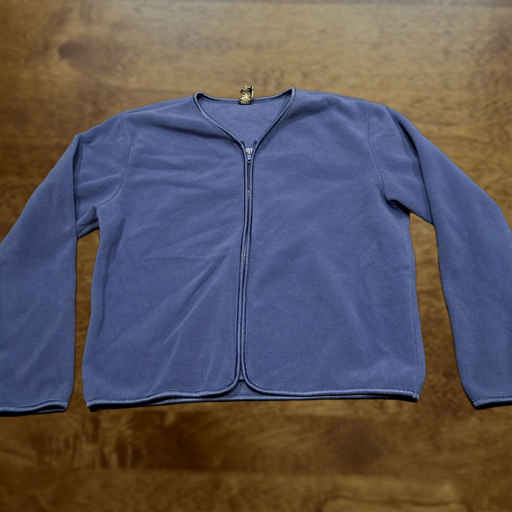 Gap Gap Women Jacket Full Zip Fleece Polyester Blue L Regular Size A43 Vintage No? Size L / US 10 / IT 46 - 1 Thumbnail
