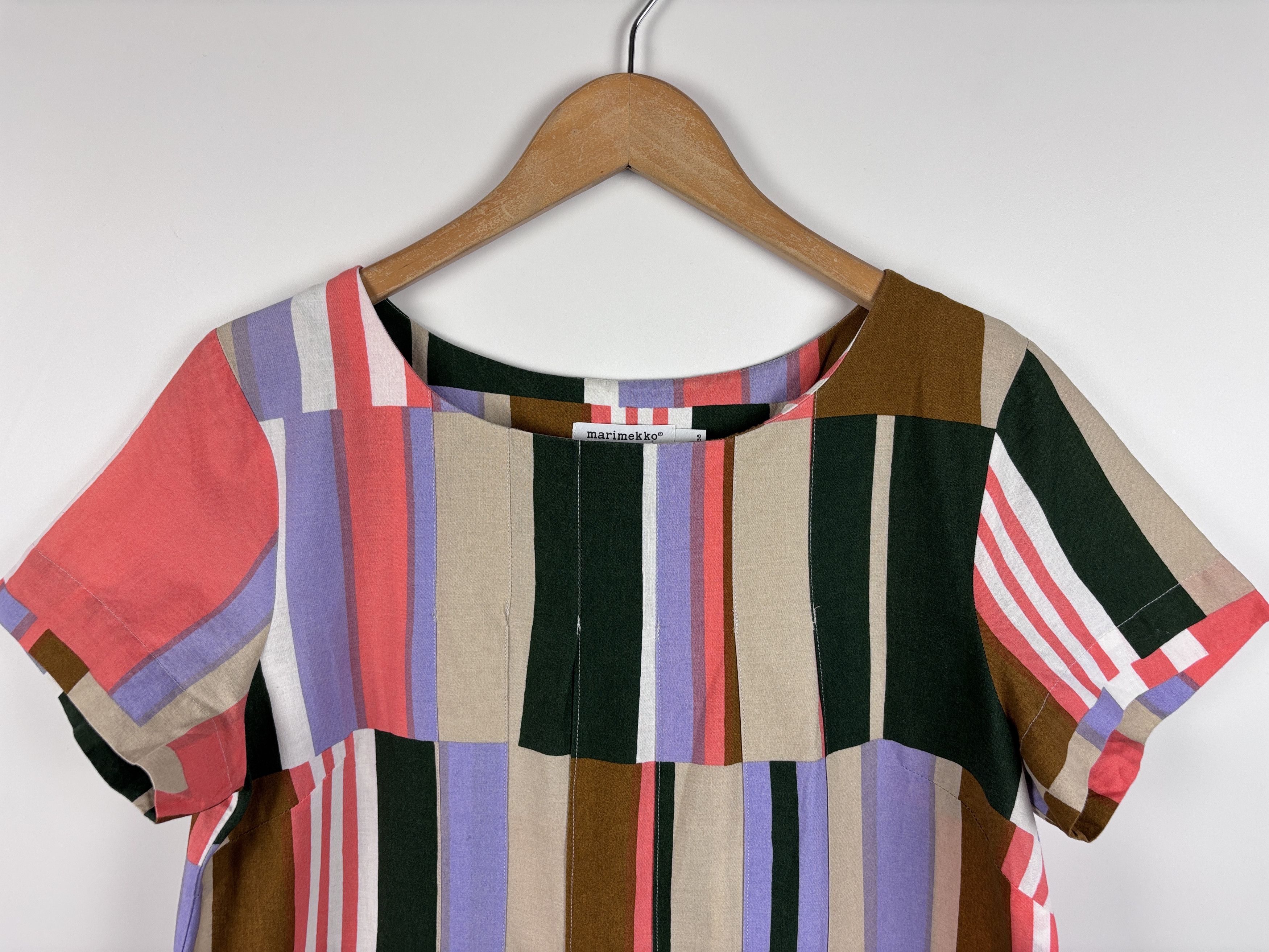 Marimekko Marimekko Mirri Tunic Dress Short Sleeve Multicolor 38 Size XS / US 0-2 / IT 36-38 - 2 Thumbnail