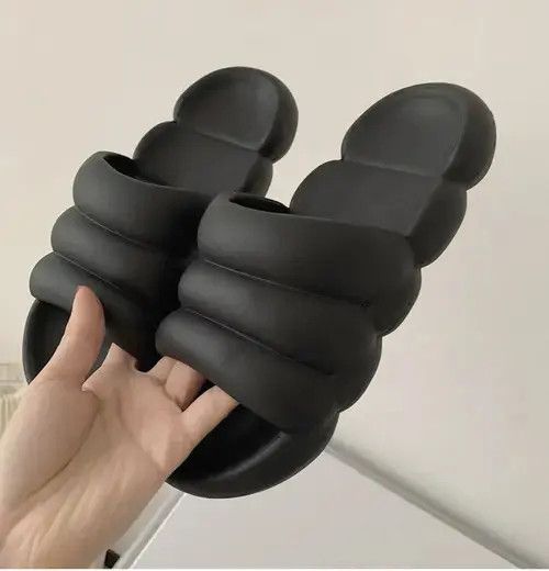 Other Black sliders new Size US 9 / EU 42 - 2 Thumbnail