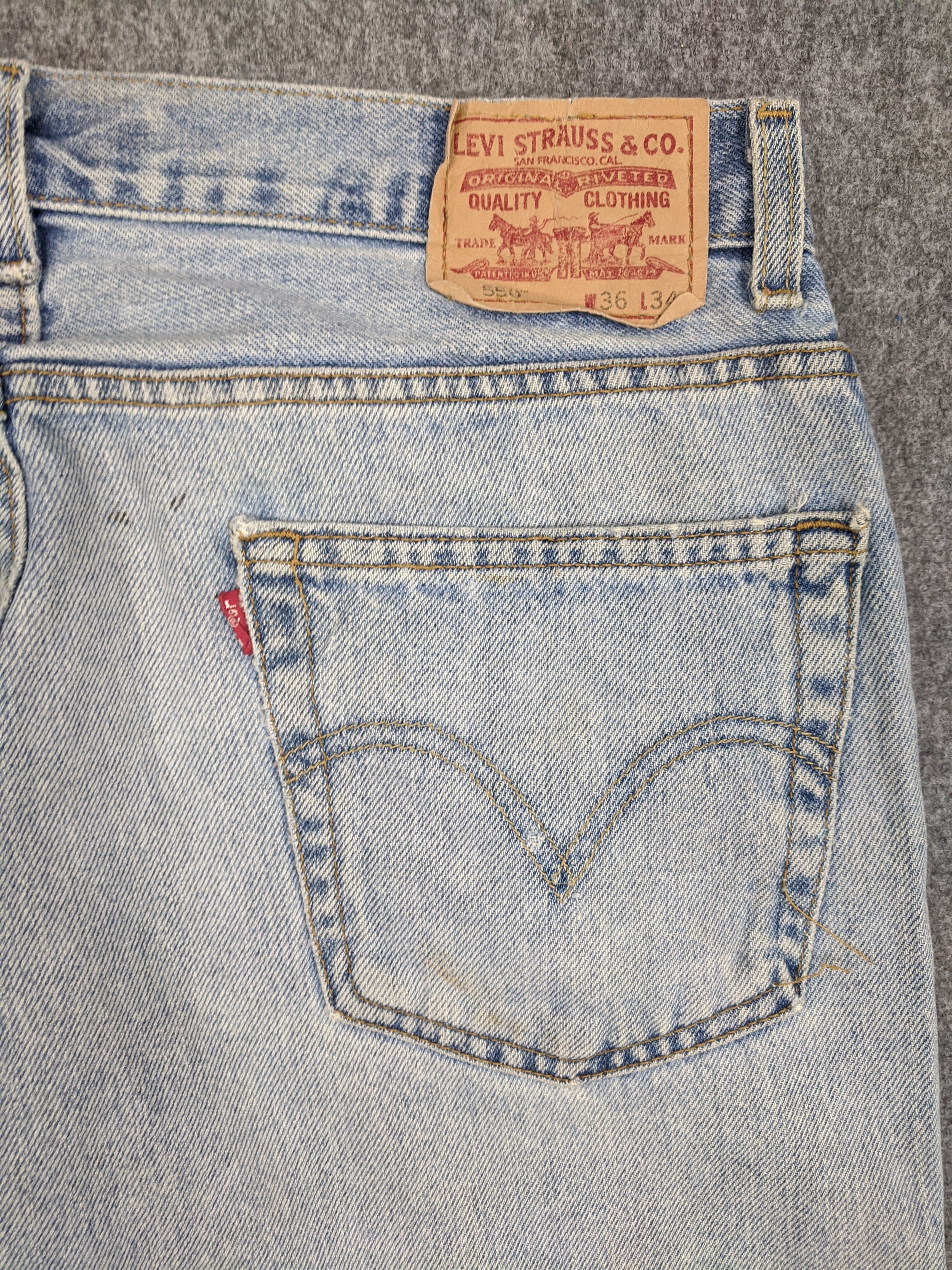 Levi's Vintage Levis 550 Jeans DP0654 Size US 38 / EU 54 - 5 Thumbnail