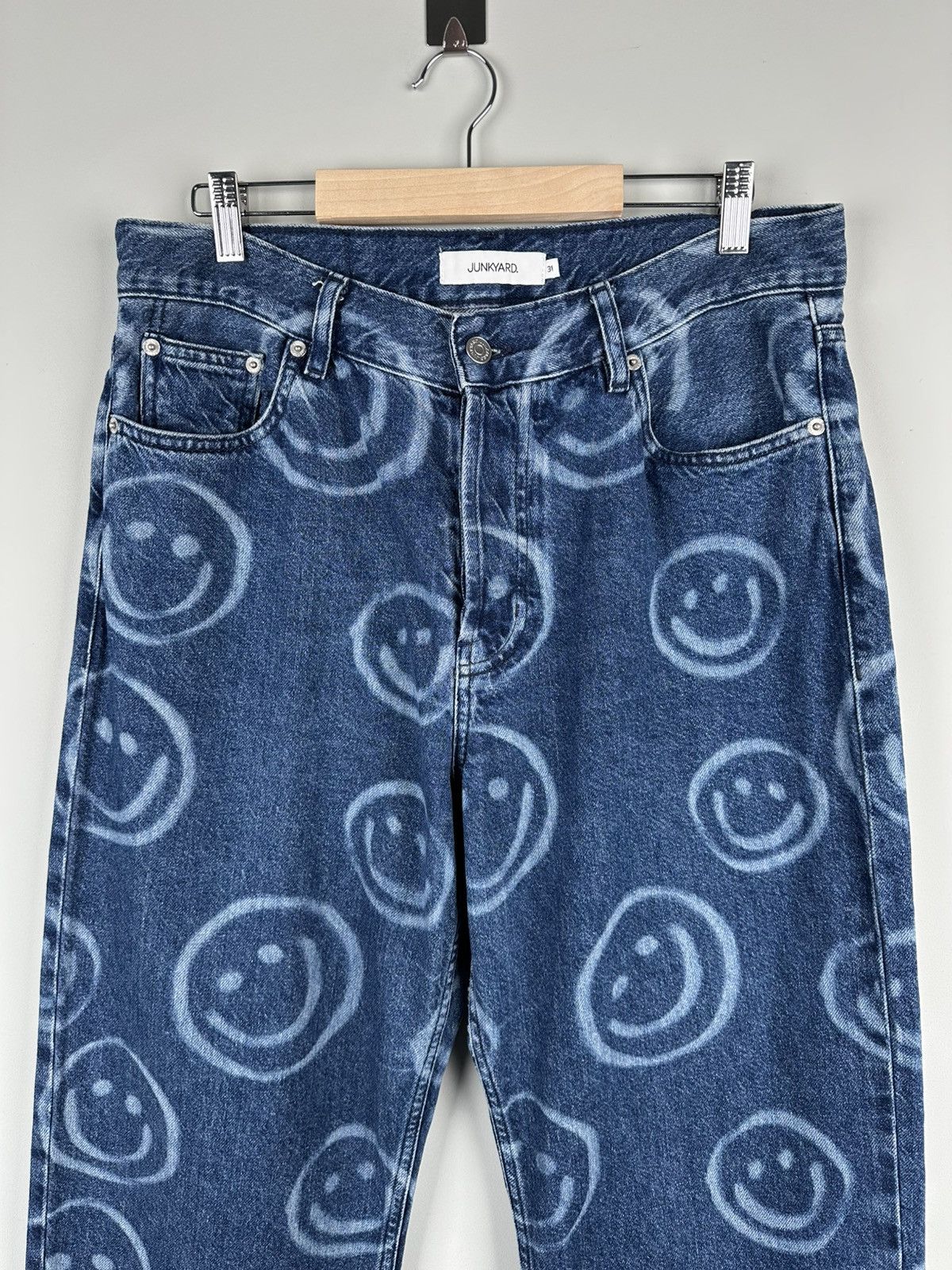Designer × If Six Was Nine Junkyard Smile Baggy Jeans If Six Was Nine Size US 31 - 3 Thumbnail