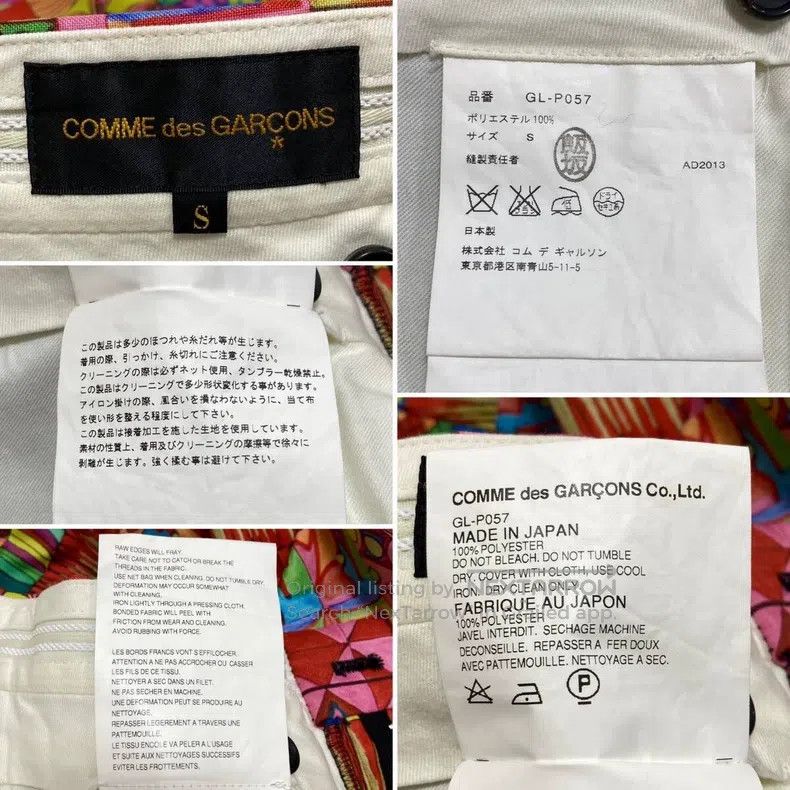 Comme des Garcons Comme des Garcons size S Pink vintage rose floral design t Size 25" / US 0 / IT 36 - 3 Thumbnail