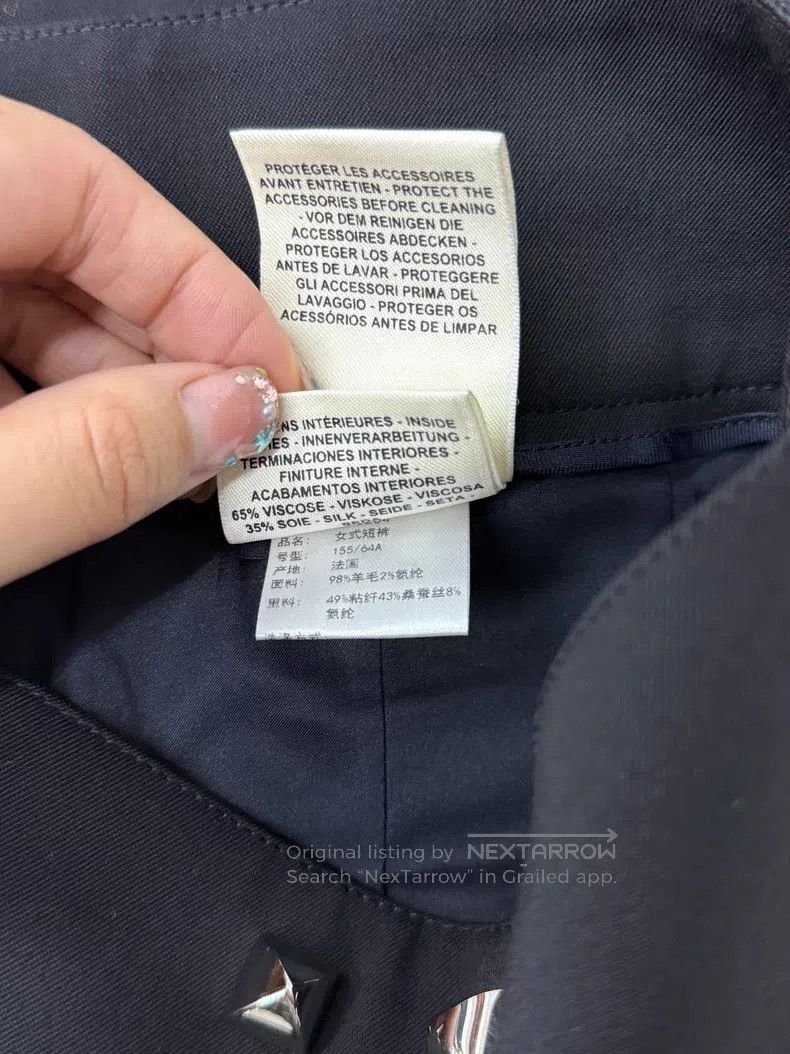 Hermes Hermes Black Studs Short Pants Size 42" / US 20 - 6 Thumbnail