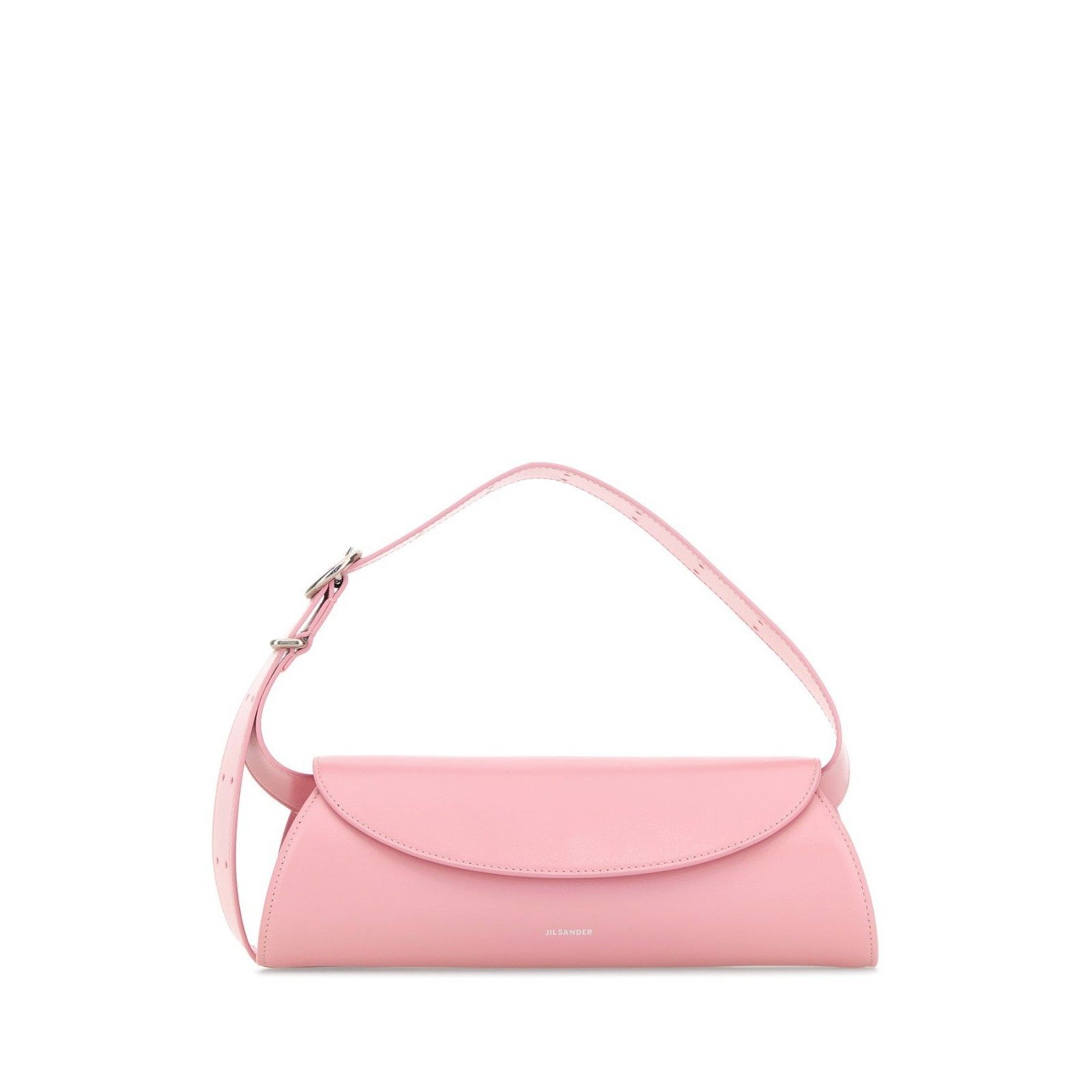 JIL SANDER Cannolo Mini Pink Leather Shoulder Bag New And Au