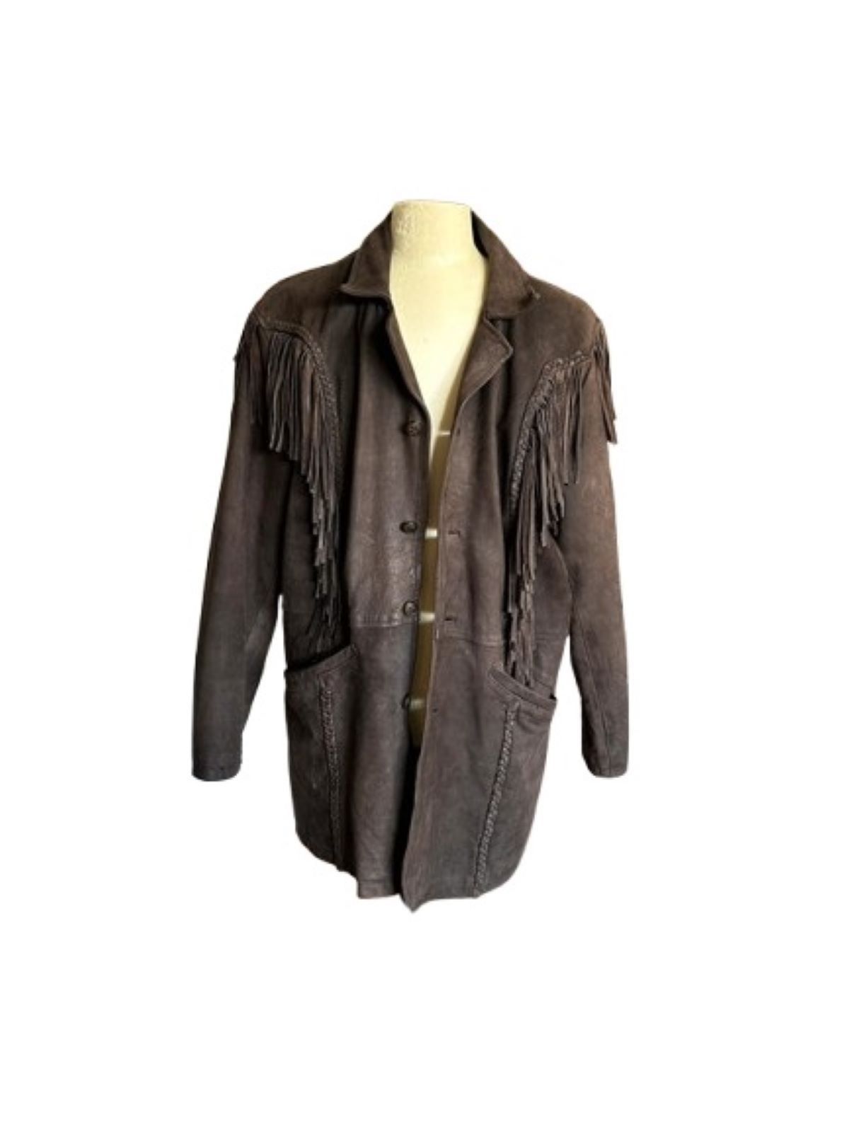 Other coat vintage leather oversize XL Size XL / US 12-14 / IT 48-50 - 1 Thumbnail