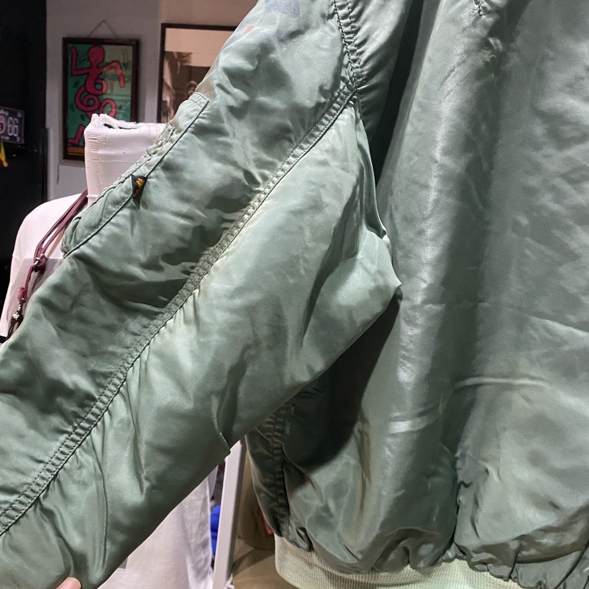 Alpha Industries × If Six Was Nine Vintage Alpha Industries B-15D Fur Hood Flight Bomber Jacket Size US XXL / EU 58 / 5 - 21 Thumbnail