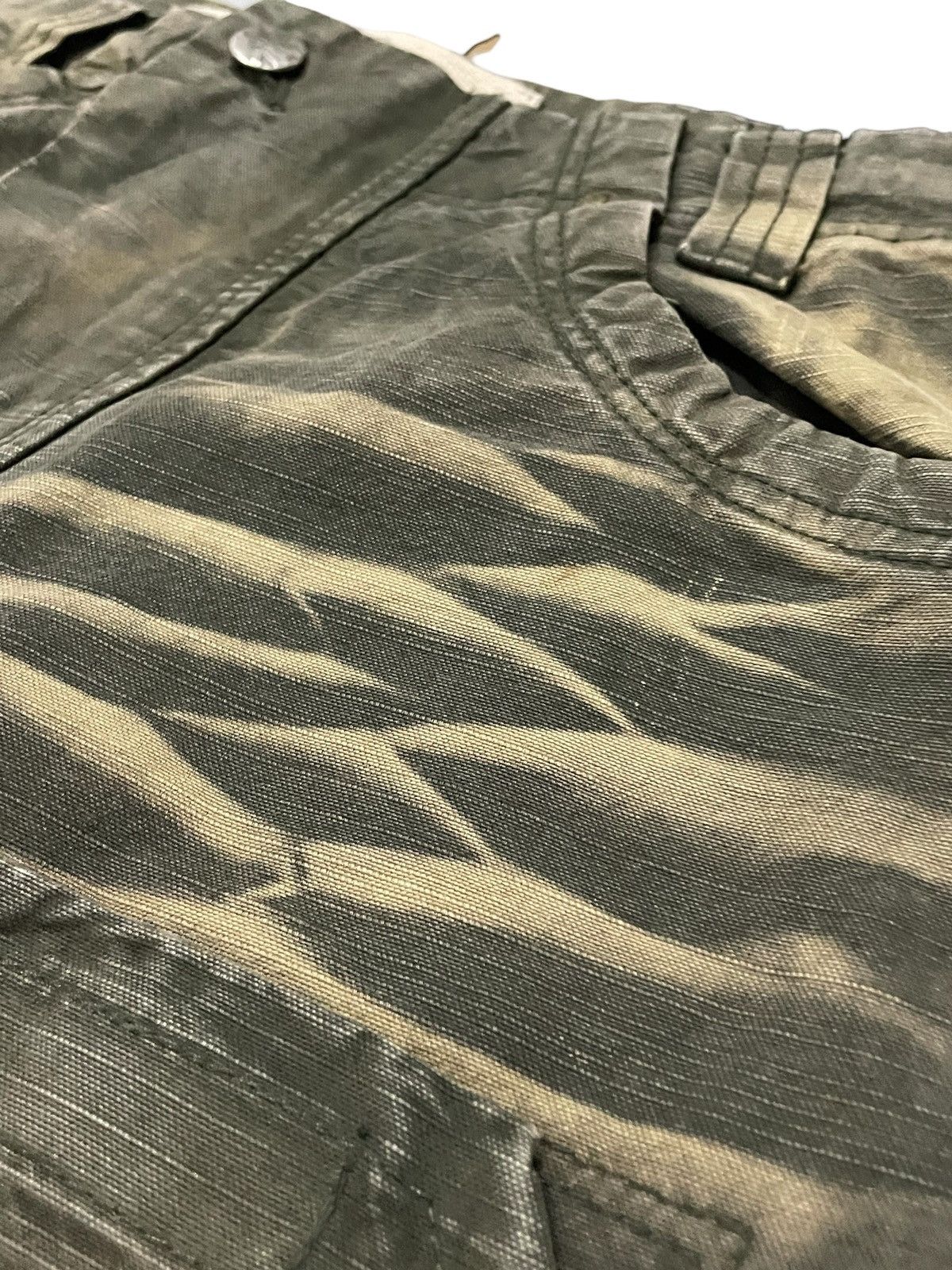 Japanese Brand × Le Grande Bleu (L.G.B.) 3.Q.L Japan Double Knee Claws Mark Shadow Wash Denim Pants Size US 28 / EU 44 - 12 Thumbnail