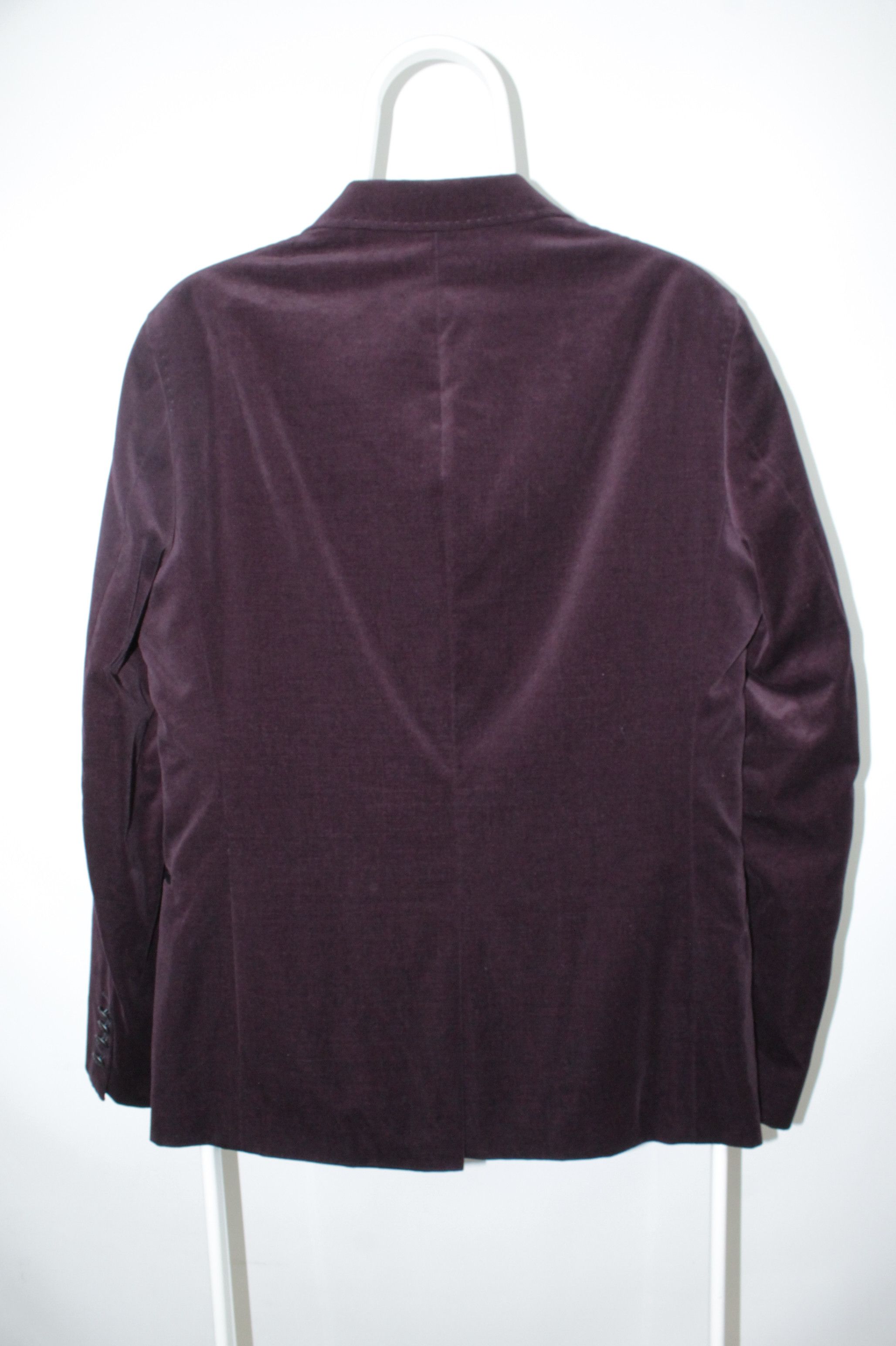 Joop! Joop! Slim Fit Velvet Hilarious Bordeux Blazer Jacket Size US M / EU 48-50 / 2 - 8 Thumbnail