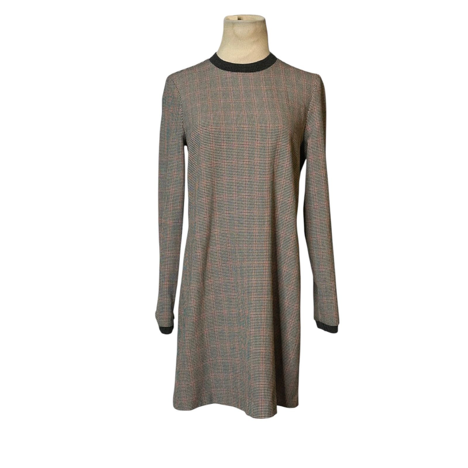 Zara Zara houndstooth long sleeves sheath mini dress size Small Size M / US 6-8 / IT 42-44 - 15 Thumbnail