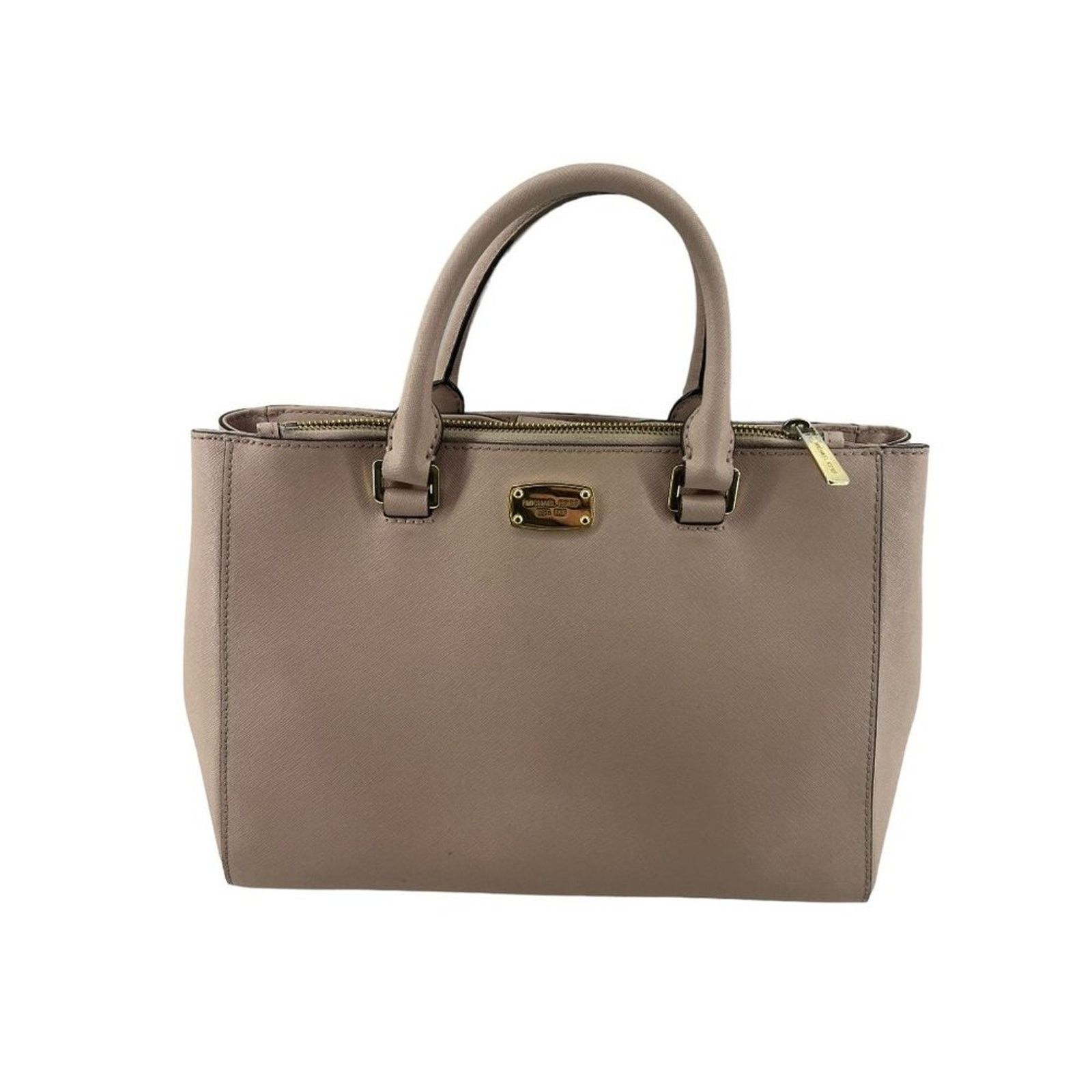 Michael Kors MICHAEL KORS Kellen Med Convertible Satchel Khaki Tan Size ONE SIZE - 1 Thumbnail