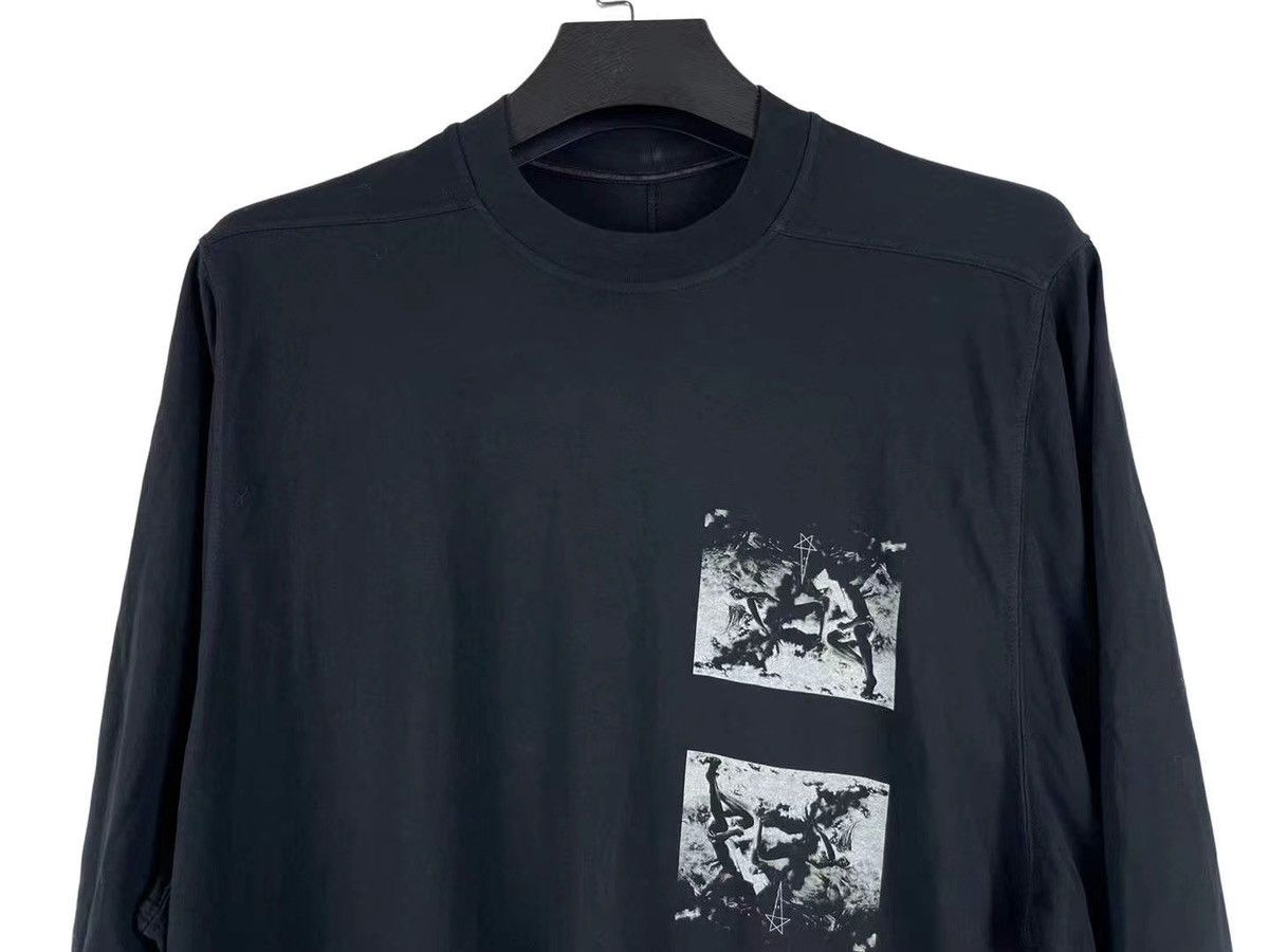 Rick Owens Drkshdw Rick Owens DRKSHDW Printed Tee Size US M / EU 48-50 / 2 - 3 Thumbnail