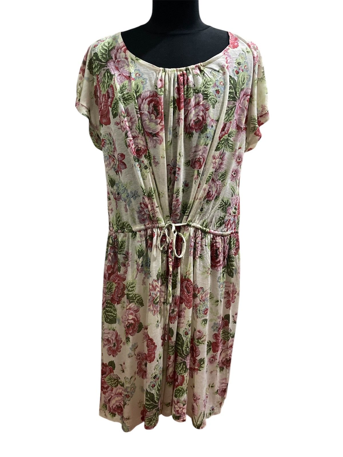 Issey Miyake × Sunao Kuwahara Issey Miyake Sunaokuwahara Floral Mid-Dress Size M / US 6-8 / IT 42-44 - 1 Thumbnail