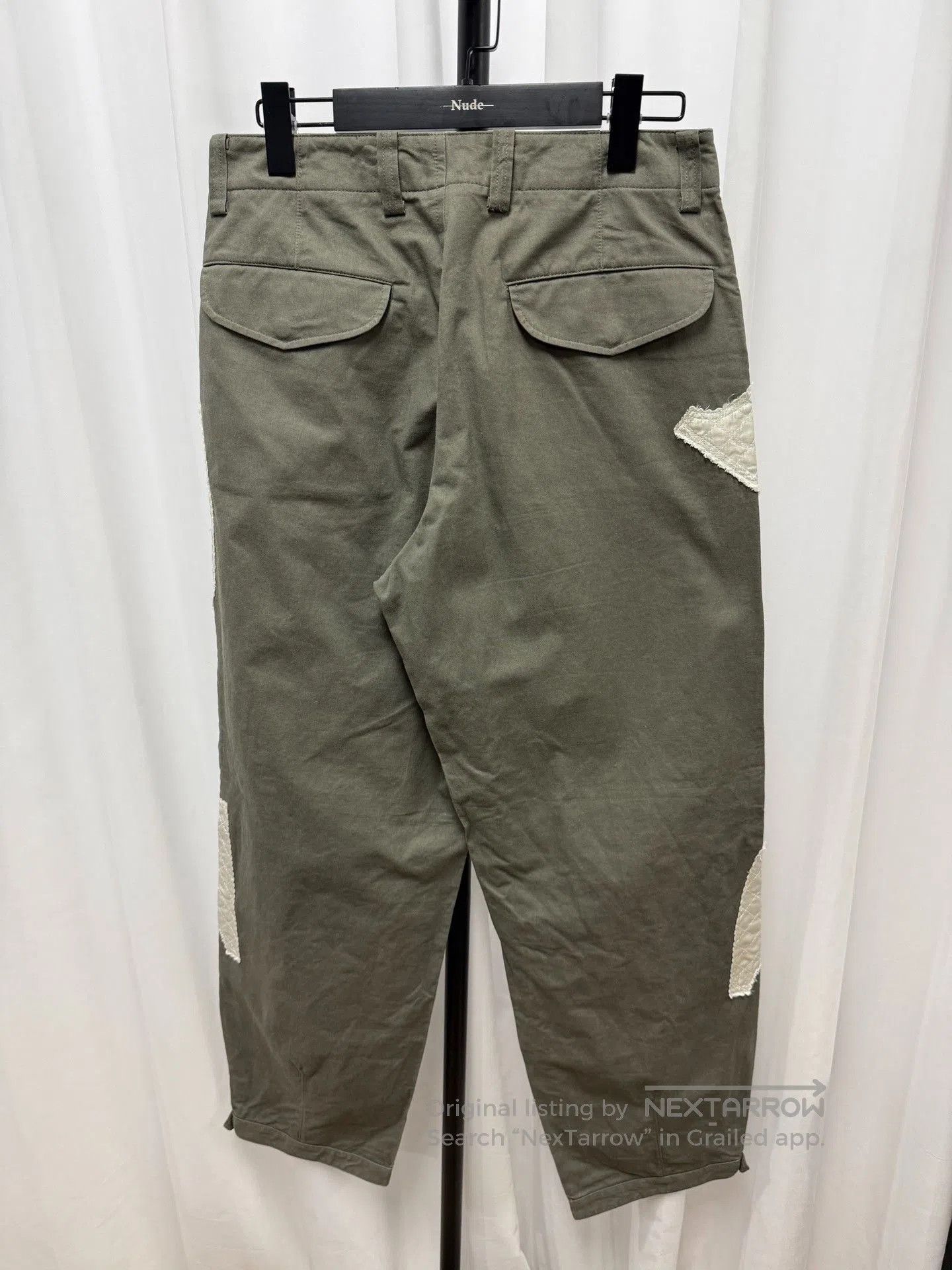 Issey Miyake Issey Miyake Green Gray Cargo Pants. Size US 26 / EU 42 - 5 Thumbnail