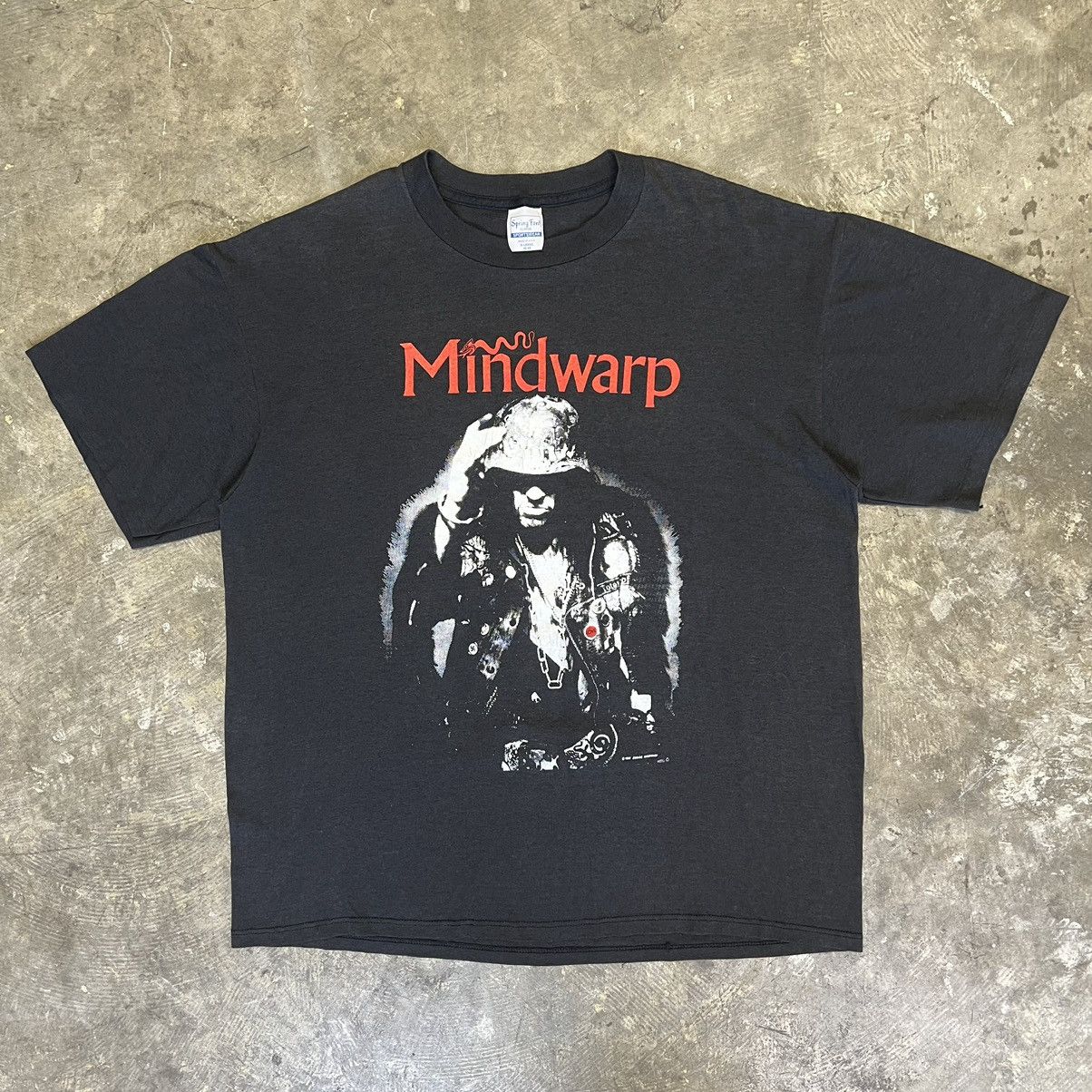 image of Art x Band Tees Vintage 1987 Zodiac Mindwarp & The Love Reaction Punk Metal in Black (Size XL)