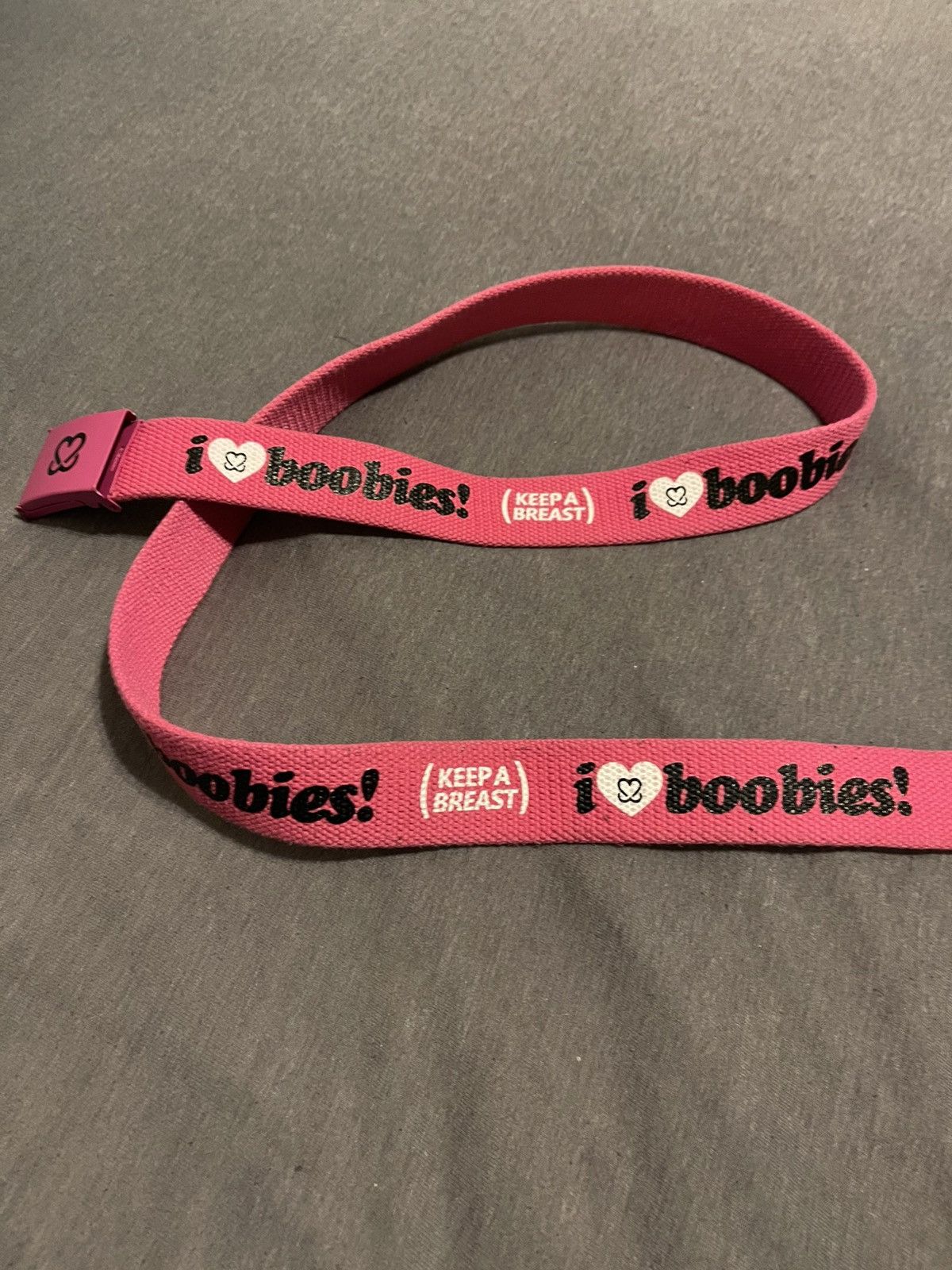 Zumiez I love Boobies belt Size 32 - 3 Thumbnail