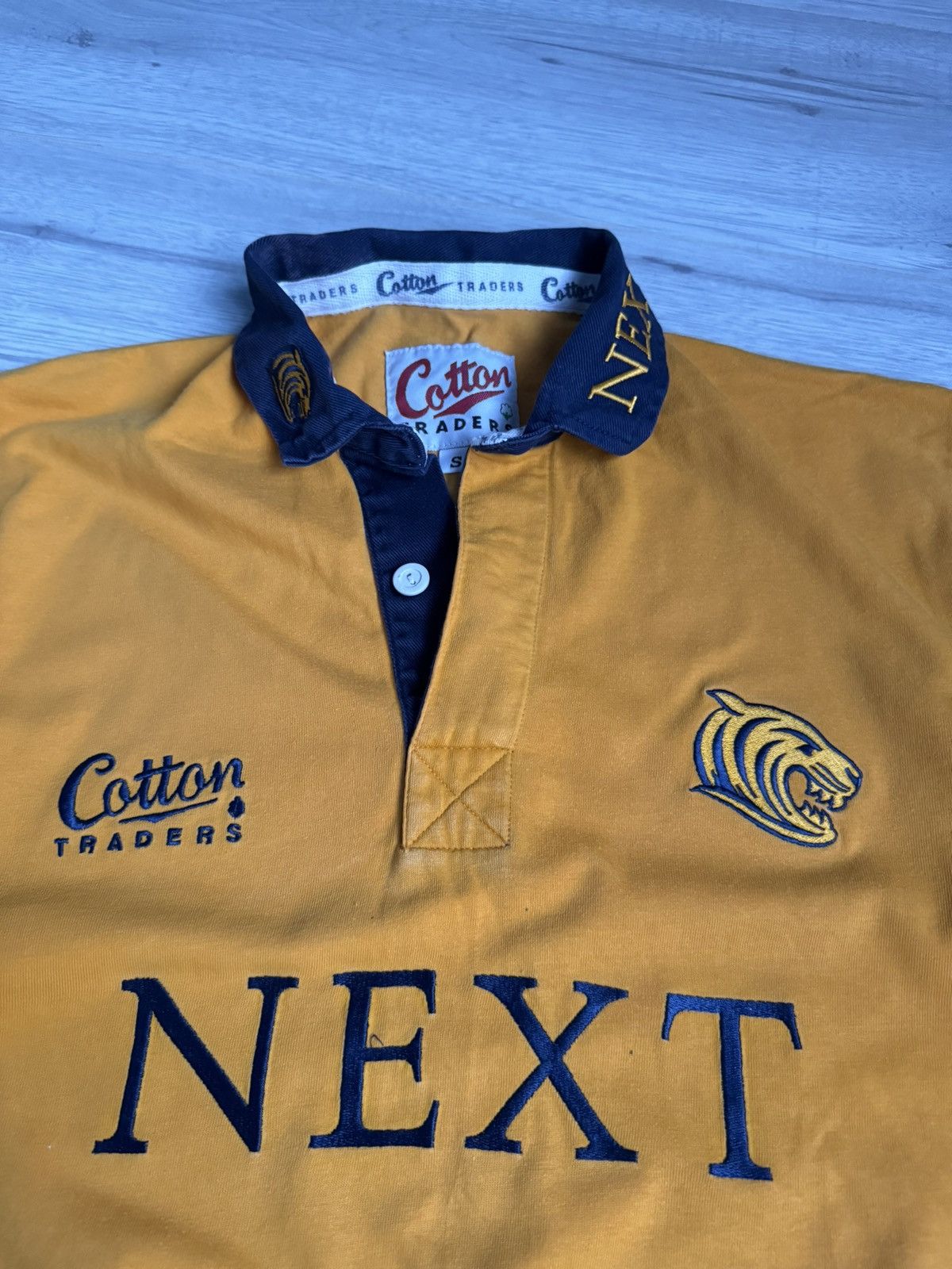 Cotton Traders × Vintage Leicester Tigers Rugby Away Shirt 1998 1999 Cotton Traders Size US S / EU 44-46 / 1 - 5 Thumbnail