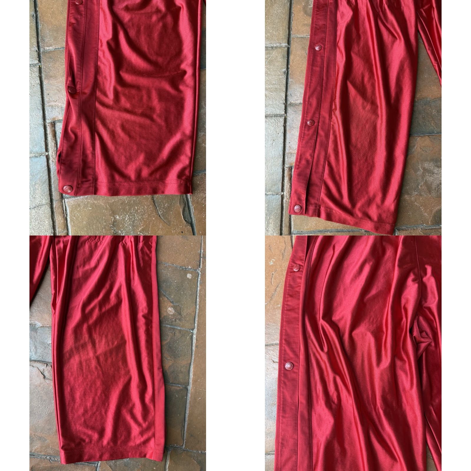 Nike Nike Tear Away Break Warmup Basketball Pants Men’s 2XL Red Sweatpants Shiny Size US 39 - 8 Thumbnail
