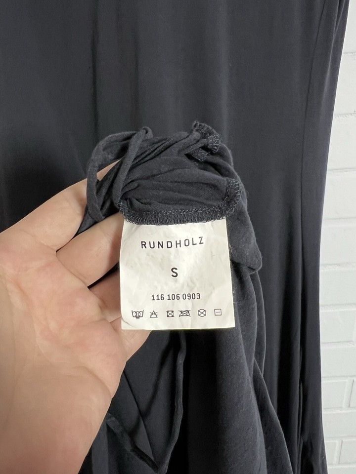 Rundholz Rundholz Women's Long Cotton Dress Short Sleeve Gray Size S Size S / US 4 / IT 40 - 13 Thumbnail