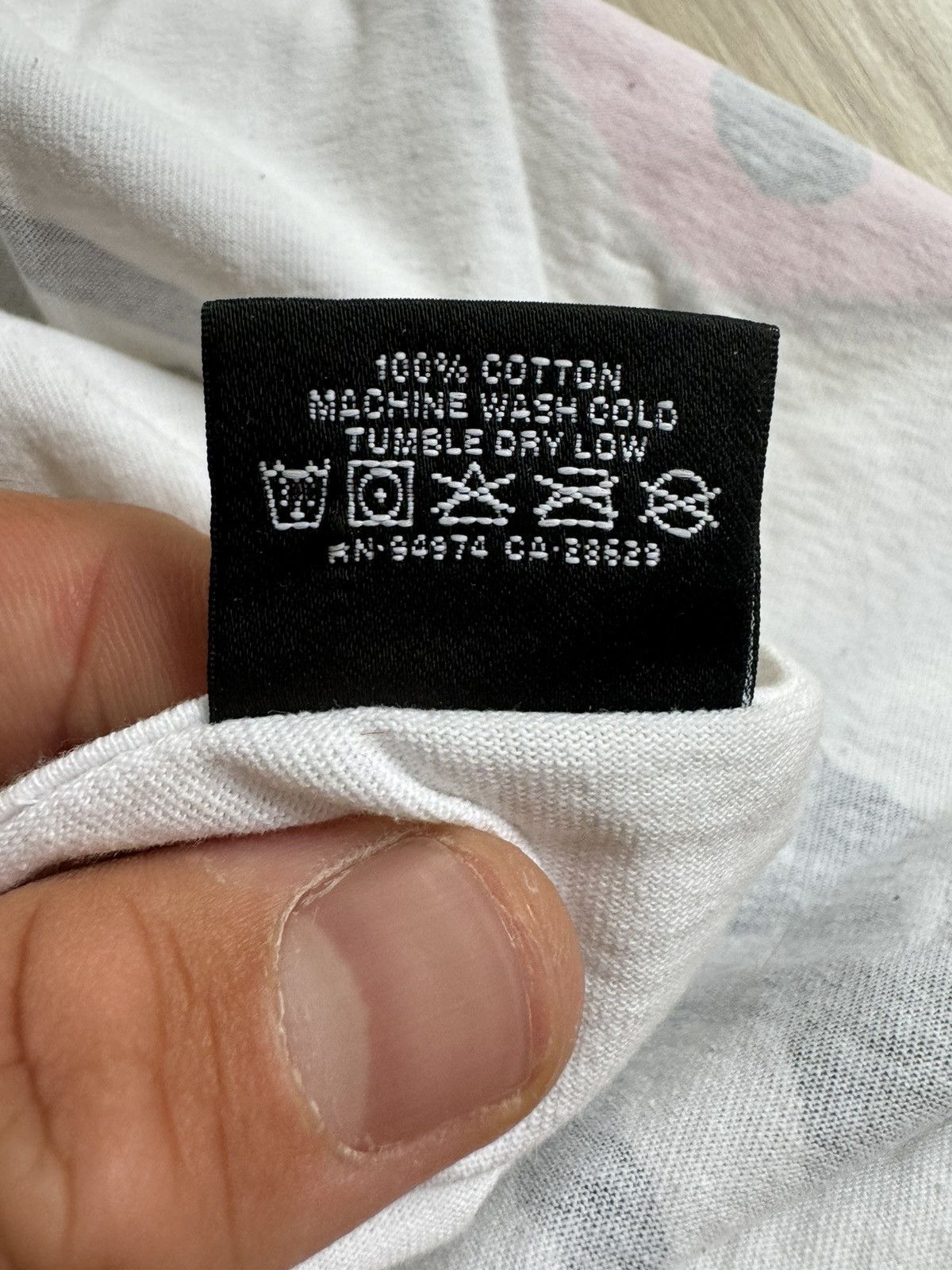 Stussy Stussy Fuzzy Dice Tee White Size US XL / EU 56 / 4 - 5 Thumbnail