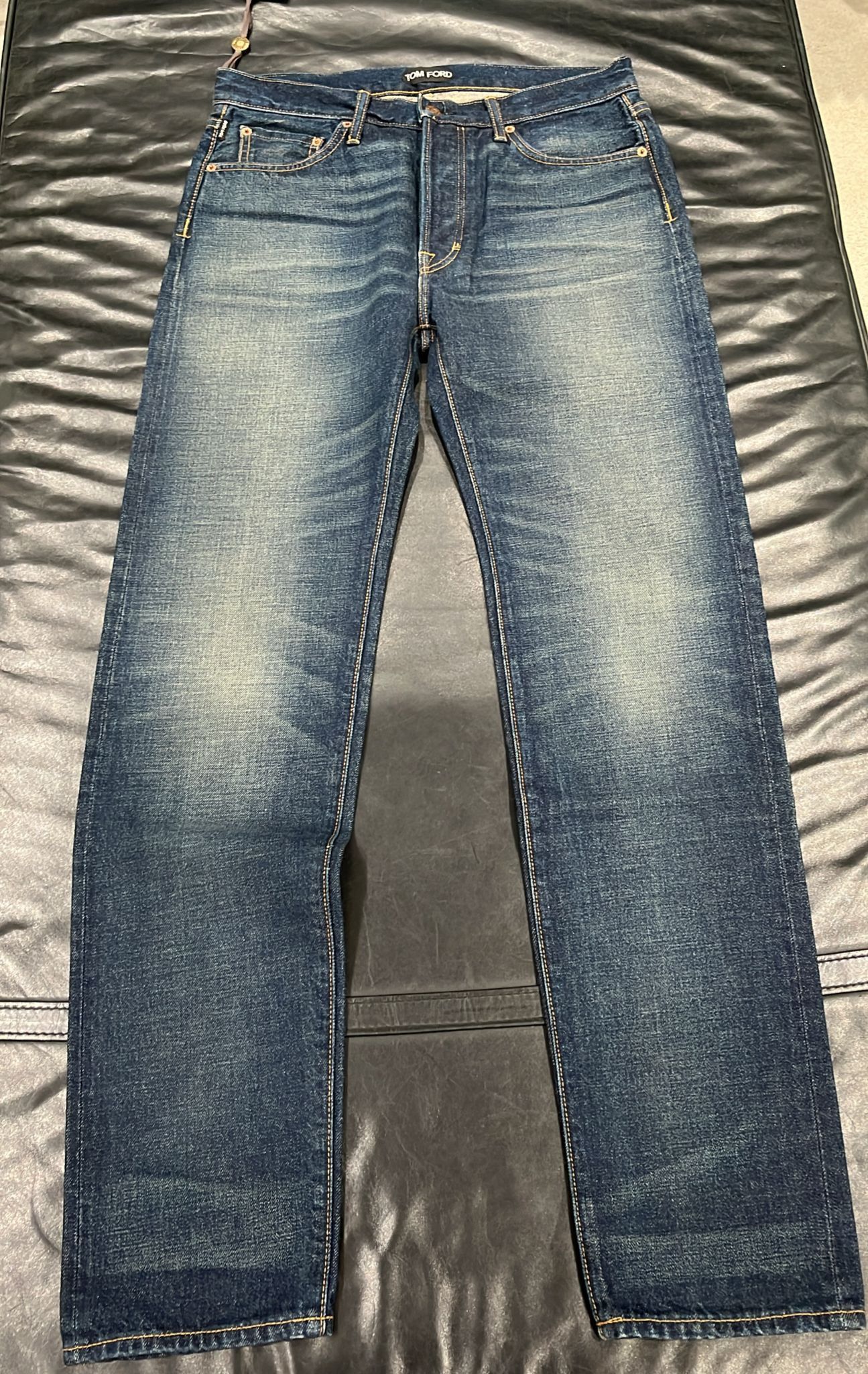 Tom Ford o1loc1c0126 DPR001 Regular Denim in Blue Size US 32 / EU 48 - 1 Thumbnail