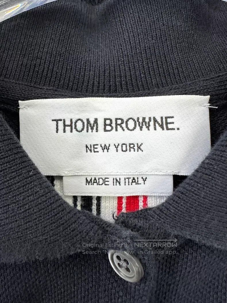 Thom Browne Thom Browne Navy Blue Back Color-blocked Dress Size XS / US 0-2 / IT 36-38 - 3 Thumbnail