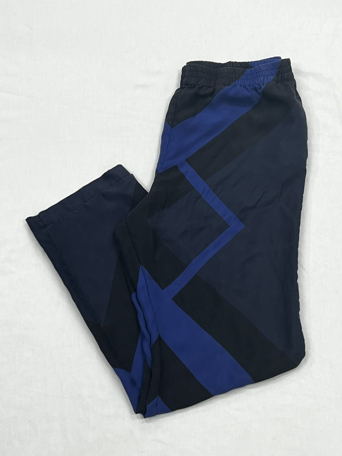 Burberry Burberry Big Check Print Silk Pants Size US 34 / EU 50 - 1 Thumbnail
